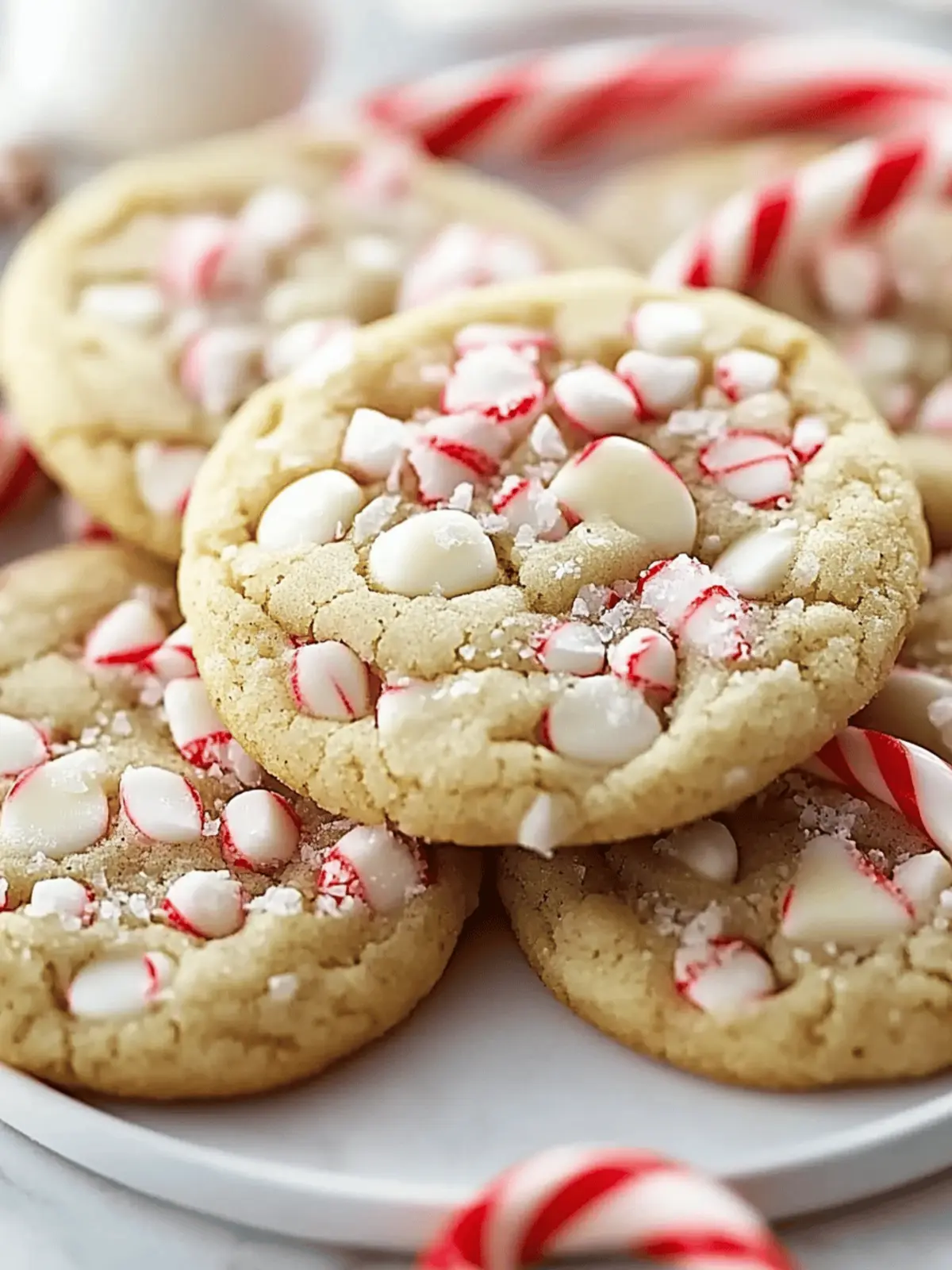 White Chocolate Candy Cane Cookies: Your Holiday Must-Bake Treat 4 White Chocolate Candy Cane Cookies