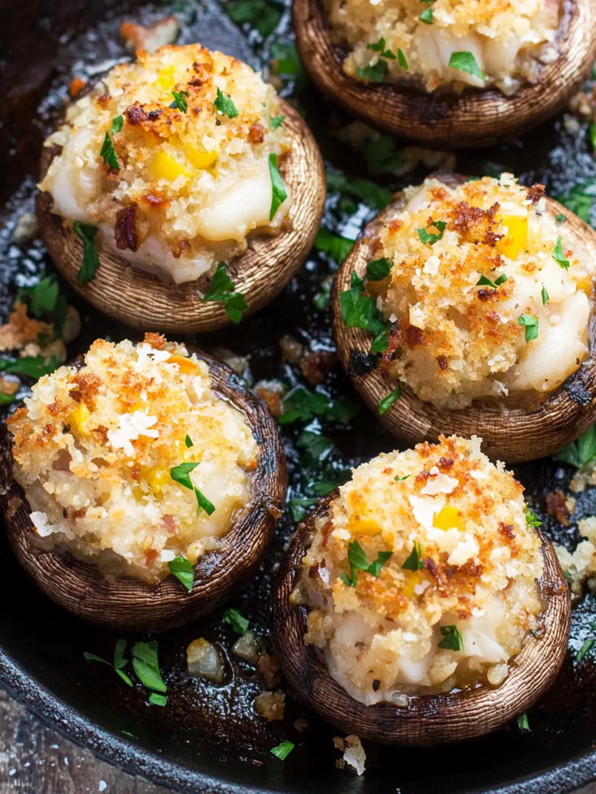 Crab Stuffed Mushrooms