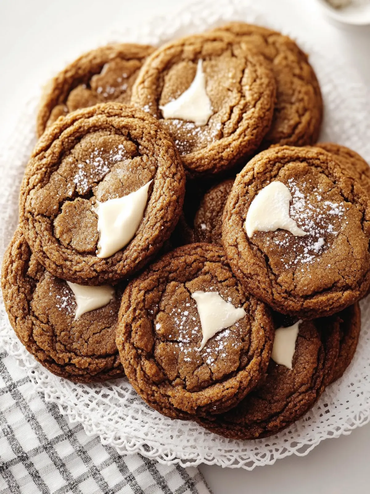 Gingerbread Cheesecake Cookies: Festive Flavor Delight 2 Gingerbread Cheesecake Cookies