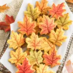 Fall Leaf Cut Out Cookies