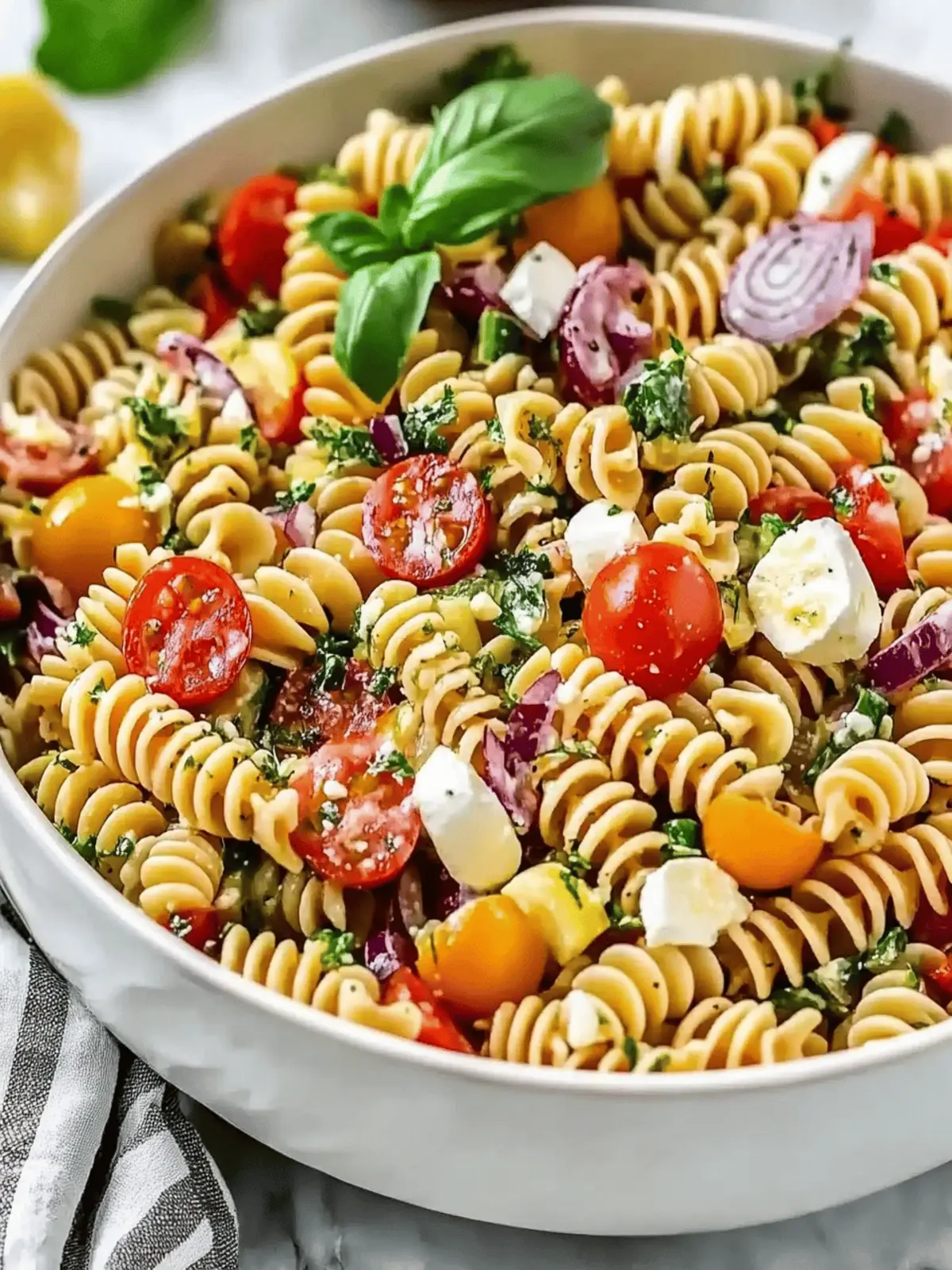 Quick Italian Pasta Salad with a Secret Ingredient Twist 3 Quick Italian Pasta Salad (with 1 Secret Ingredient)