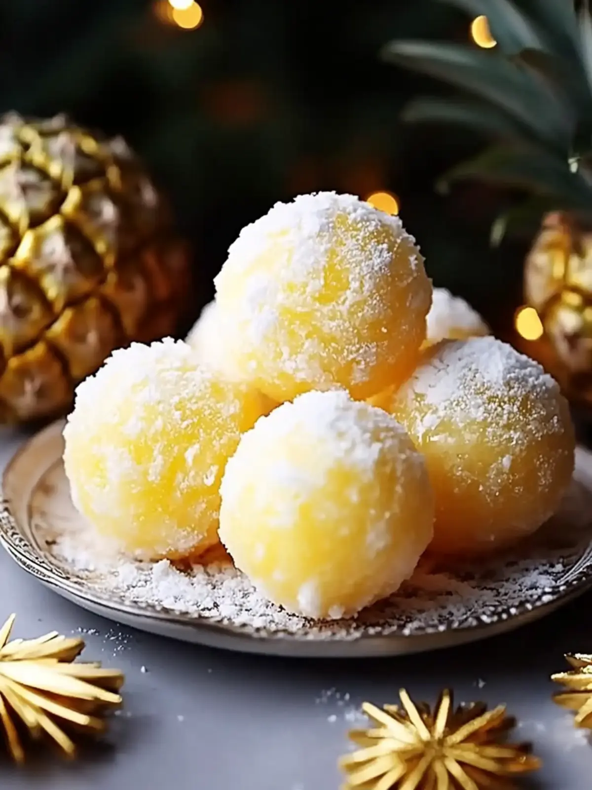 Pineapple Christmas Balls: A Tropical No-Bake Holiday Treat 4 Pineapple Christmas Balls