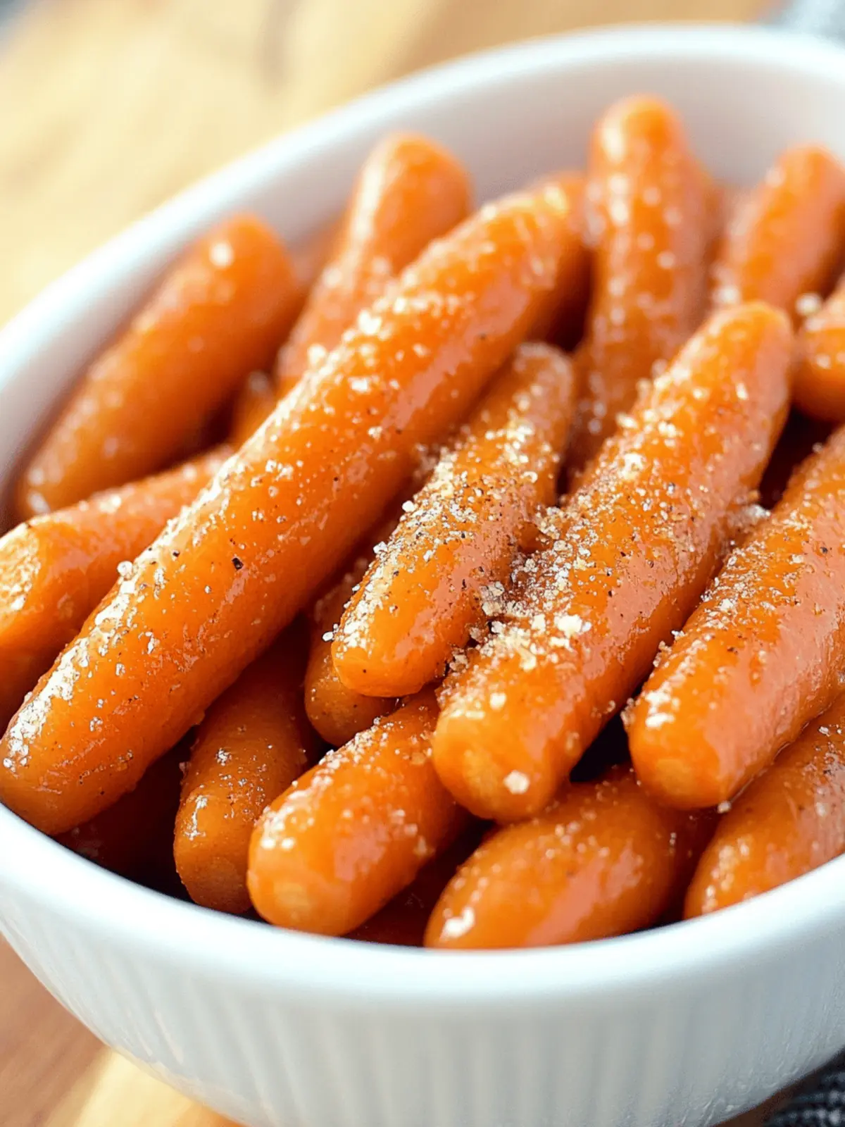 Slow Cooker Maple & Brown Sugar Glazed Carrots Just for You 5 Slow Cooker Maple & Brown Sugar Glazed Carrot