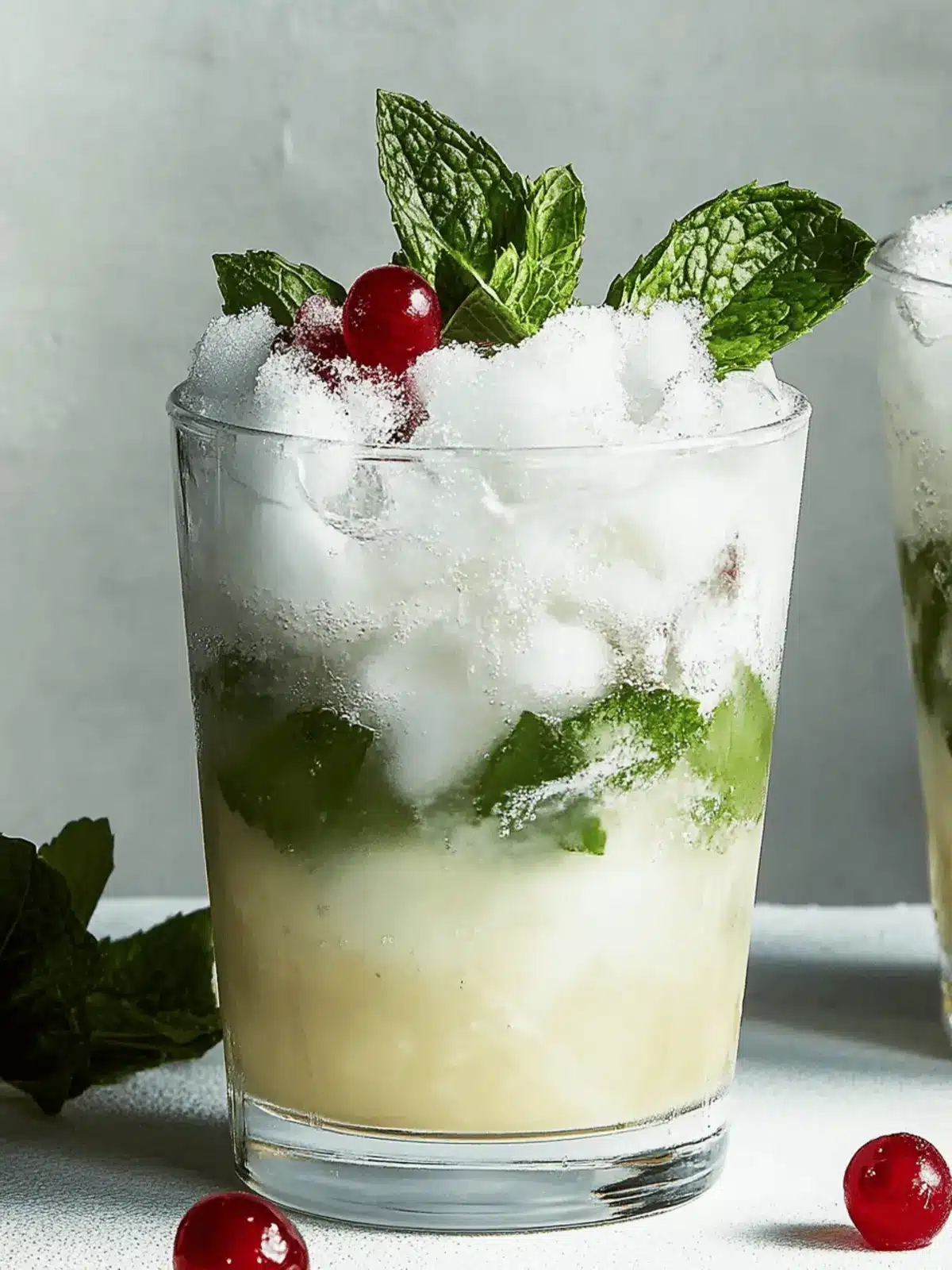 White Christmas Mojito