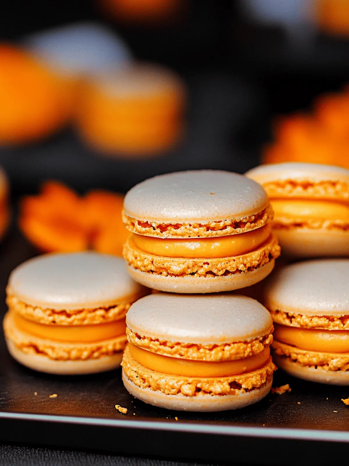 Delicious Pumpkin Macarons That Capture Fall in Every Bite 4 Pumpkin Macarons