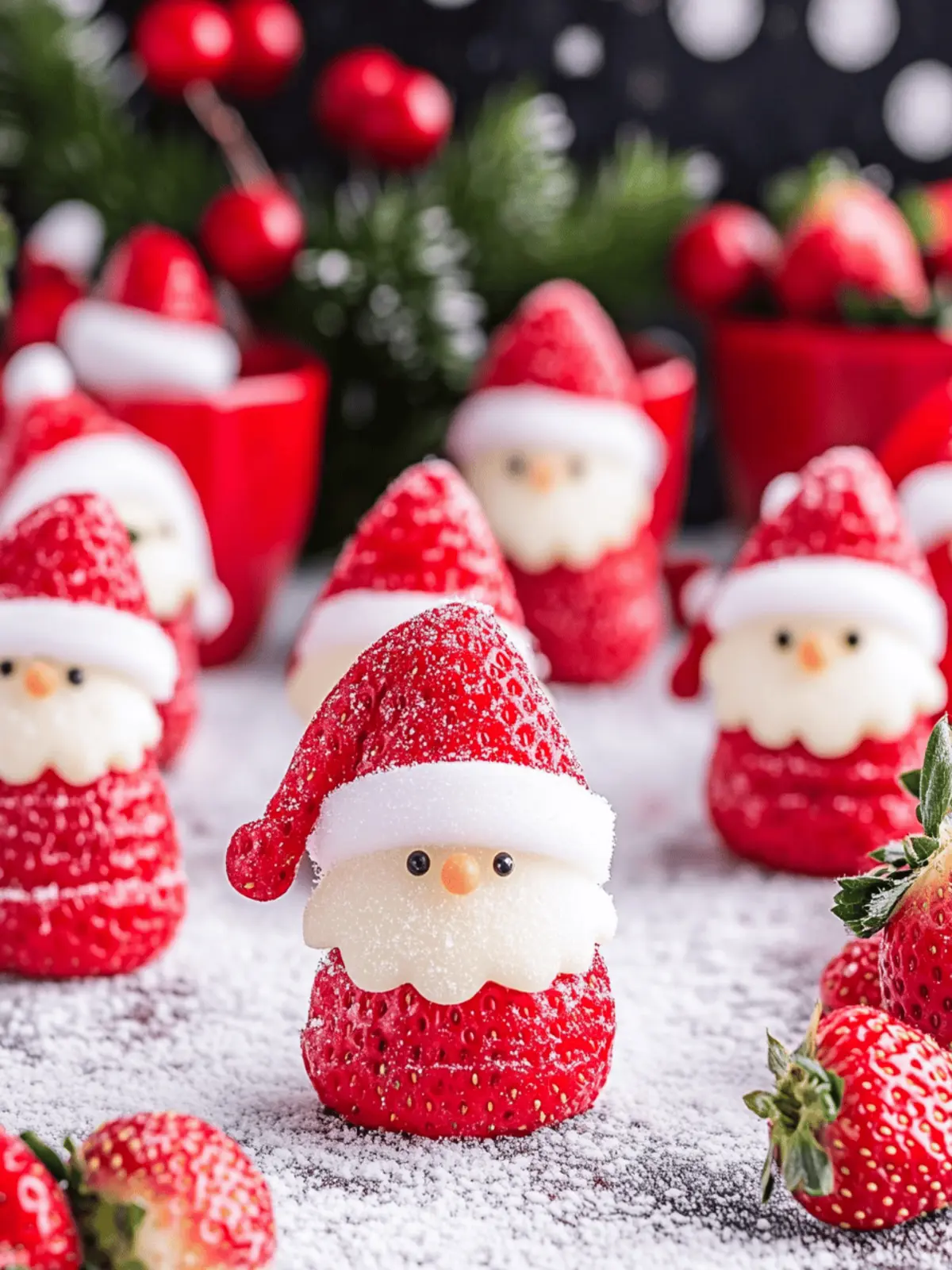 Strawberry Santas