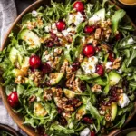 Christmas Salad with Honey Mustard Dressing.