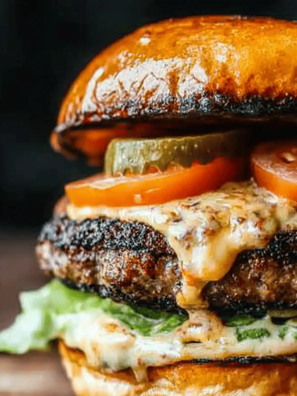 Rapscallion Burger with Pimento Cheese