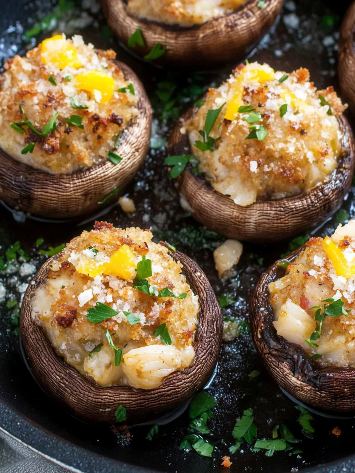 Crab Stuffed Mushrooms