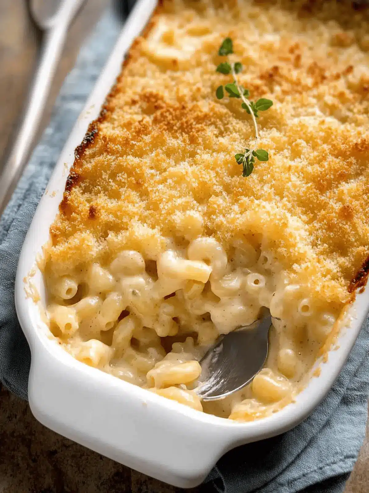 Homemade Baked Mac and Cheese