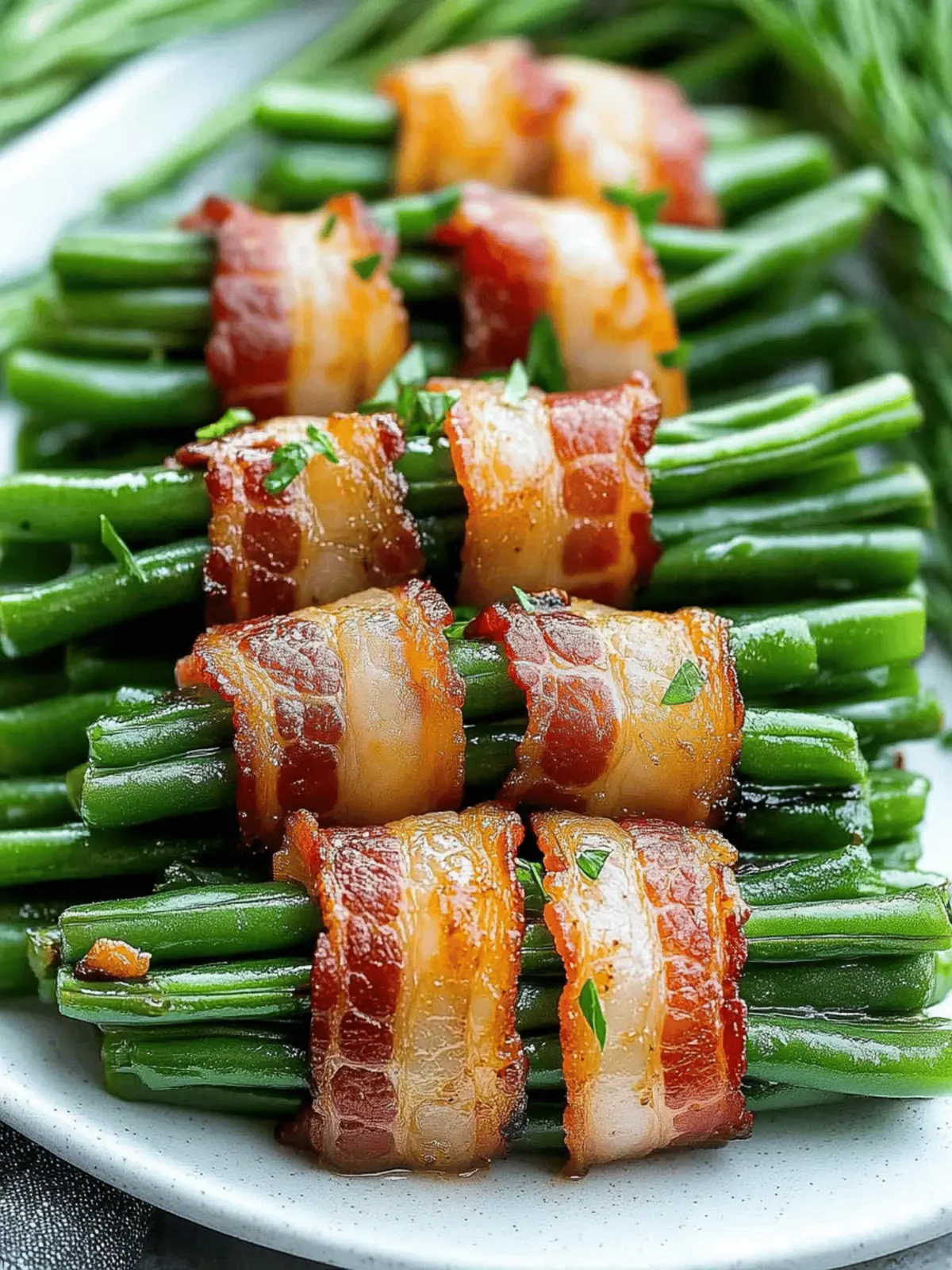 Savor the Flavor of Bacon Green Bean Bundles Tonight 2 Bacon Green Bean Bundles
