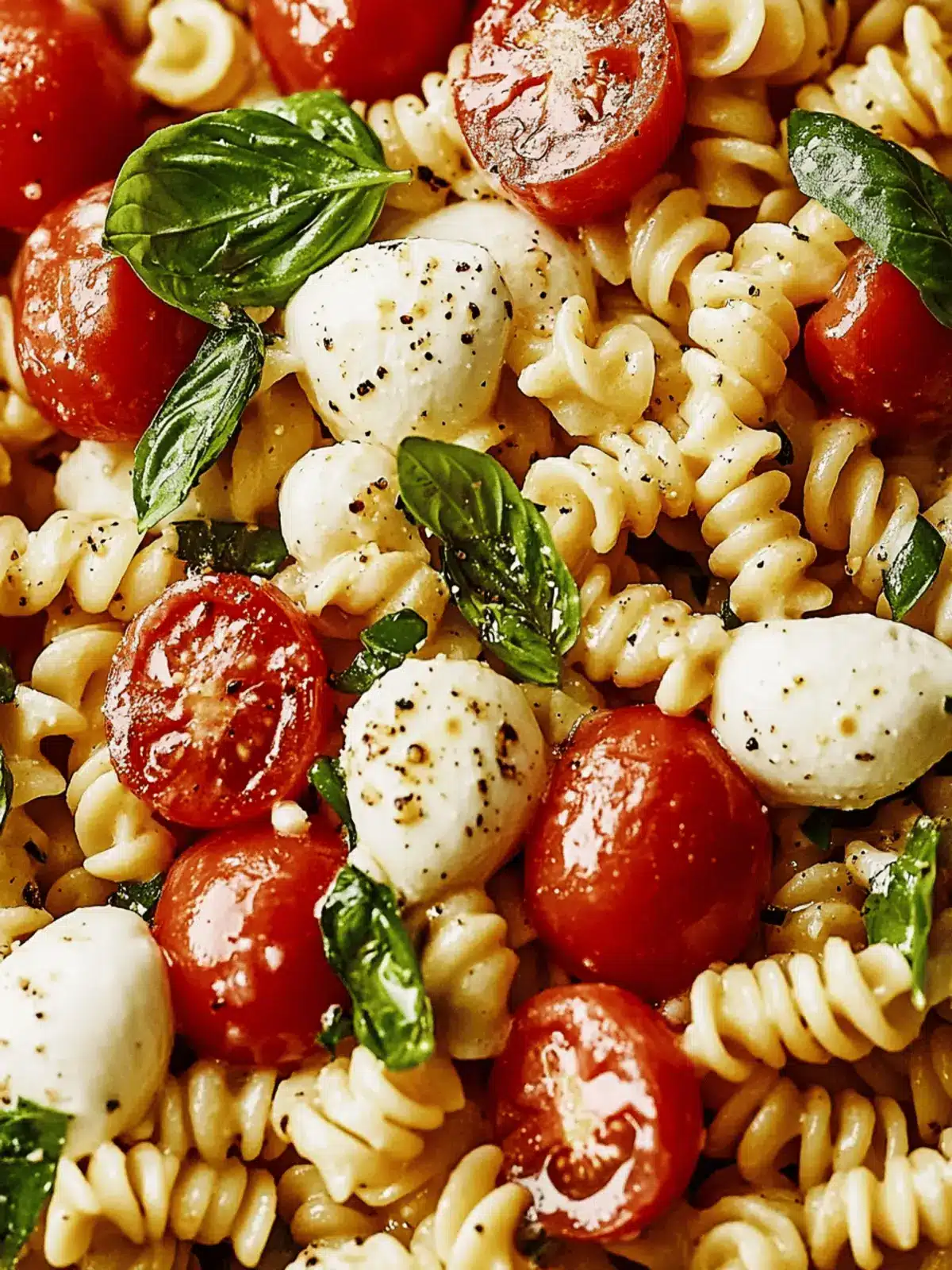 Creamy Caprese Pasta Salad: Fresh, Easy Summer Delight 5 Creamy Caprese Pasta Salad