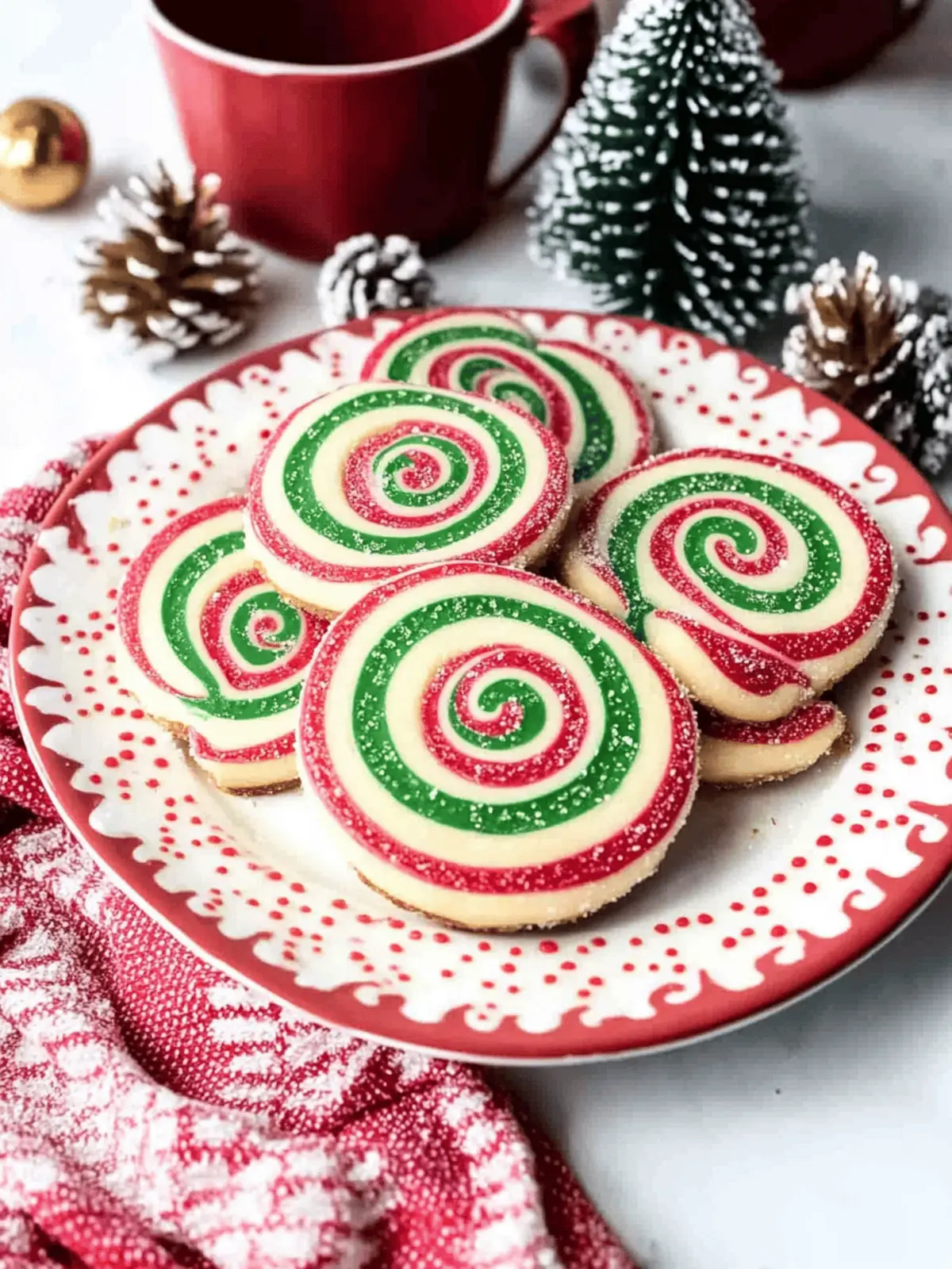 Christmas Pinwheel Cookies