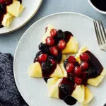 Irresistible Blintzes with Creamy Cheese and Cherry Delight 6 Blintzes