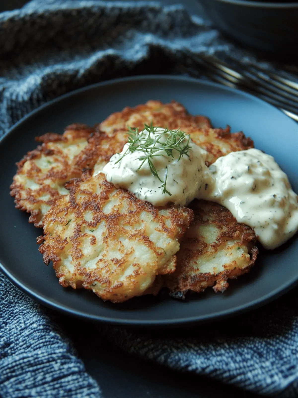 Crispy Potato Latkes Recipe for a Festive Hanukkah Treat 2 Potato Latkes