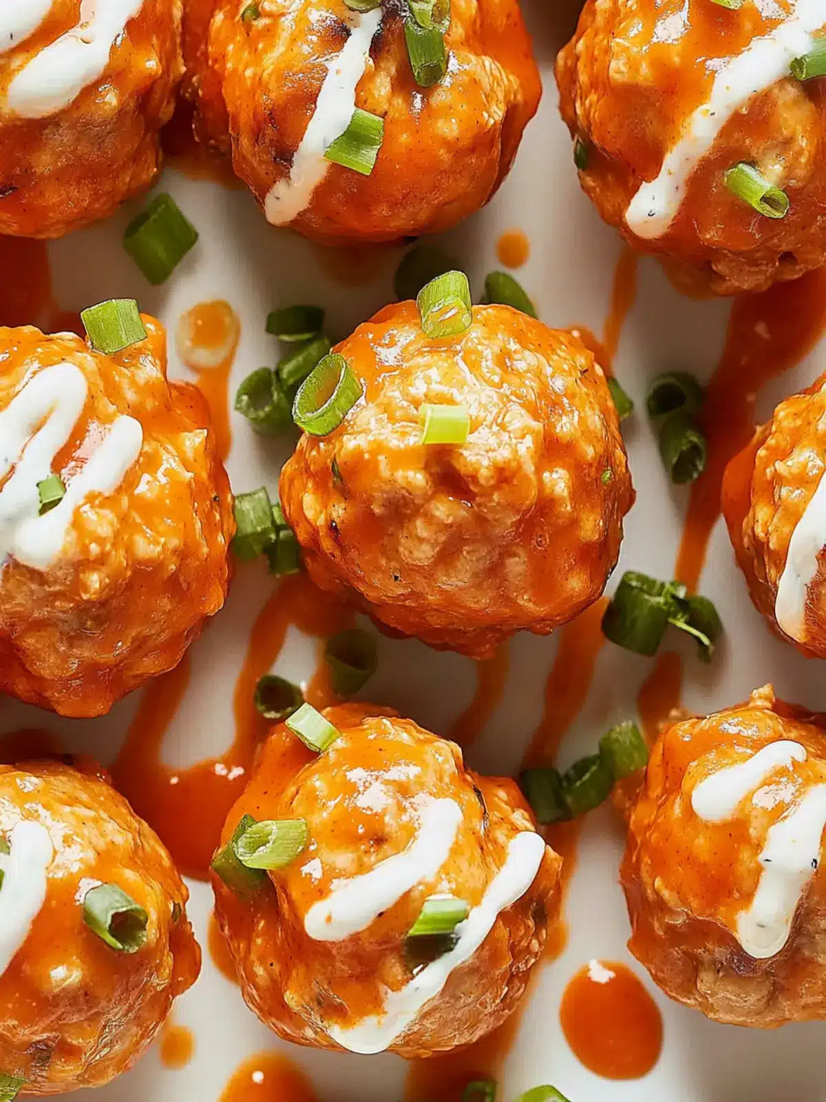 Buffalo Chicken Meatballs