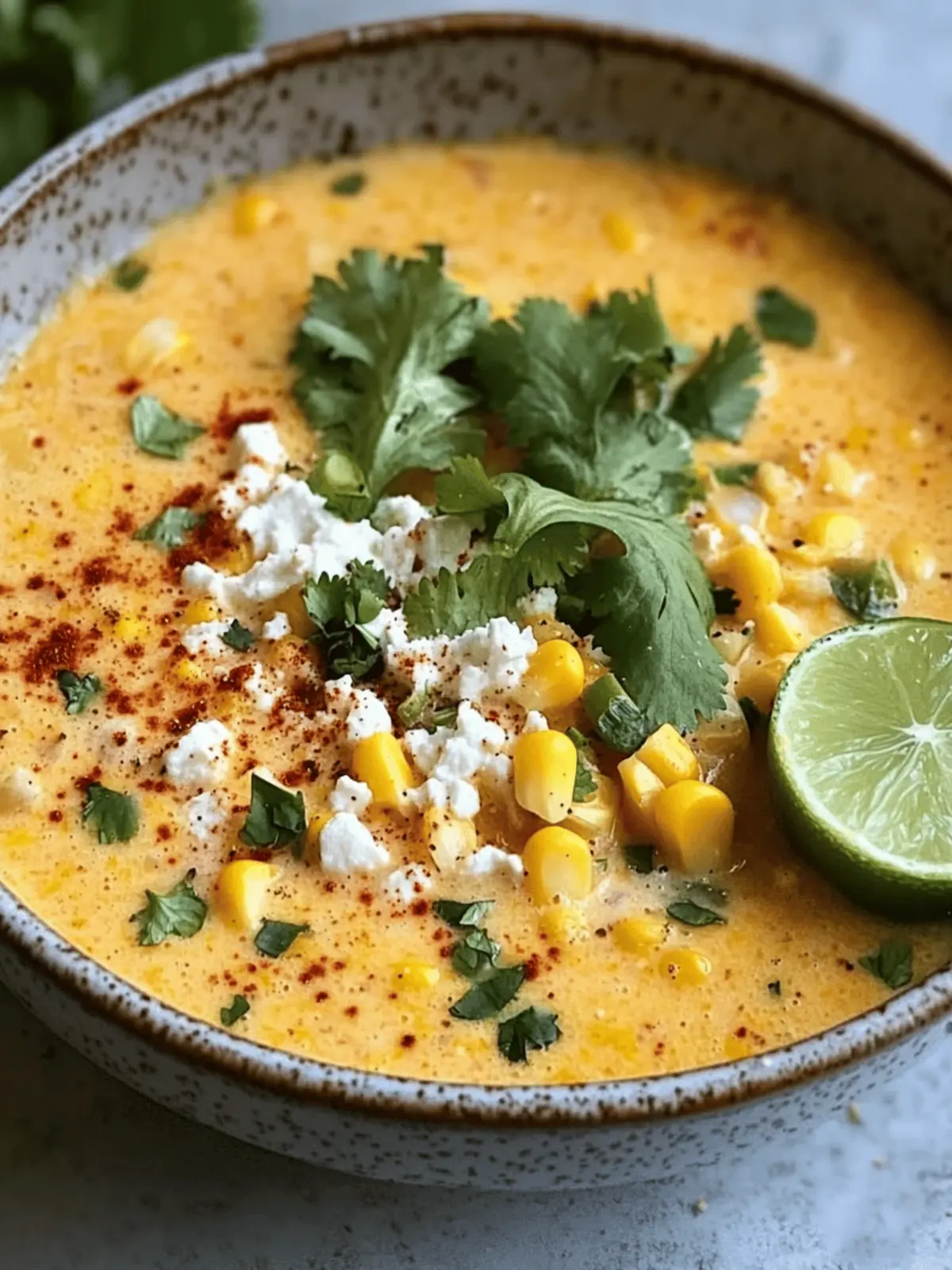 Mexican Street Corn Soup: The Ultimate Cozy Comfort Dish 2 Mexican Street Corn Soup