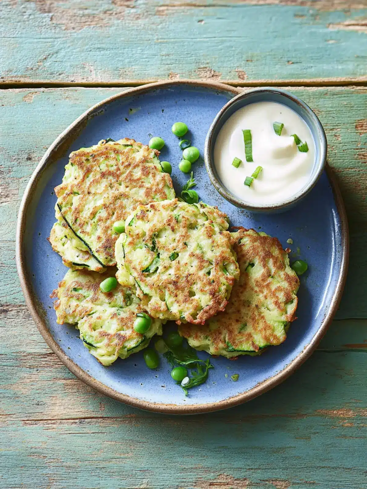 Courgette fritters