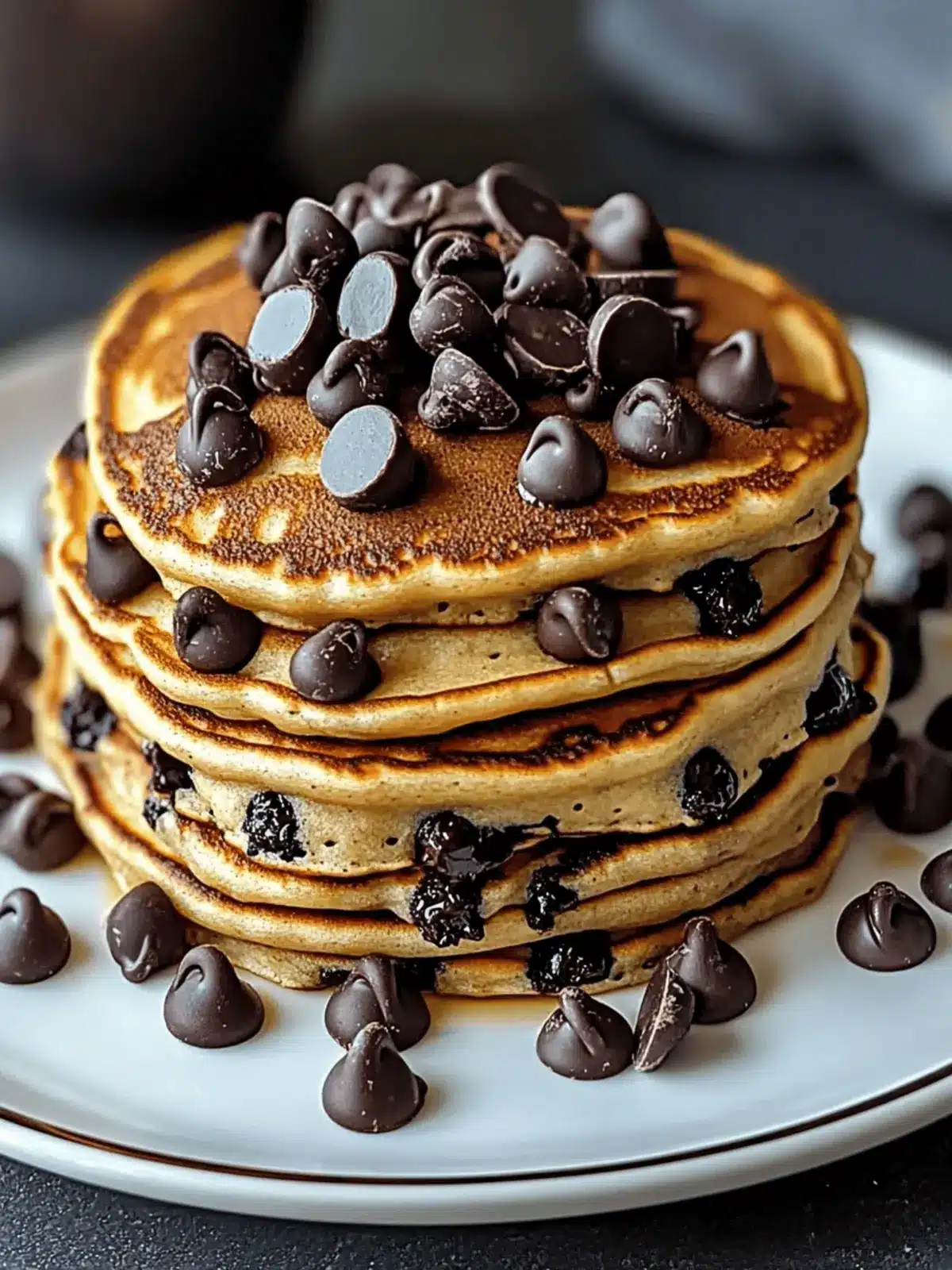 Irresistibly Fluffy Chocolate Chip Pancakes for Ultimate Comfort 3 Fluffy Chocolate Chip Pancakes