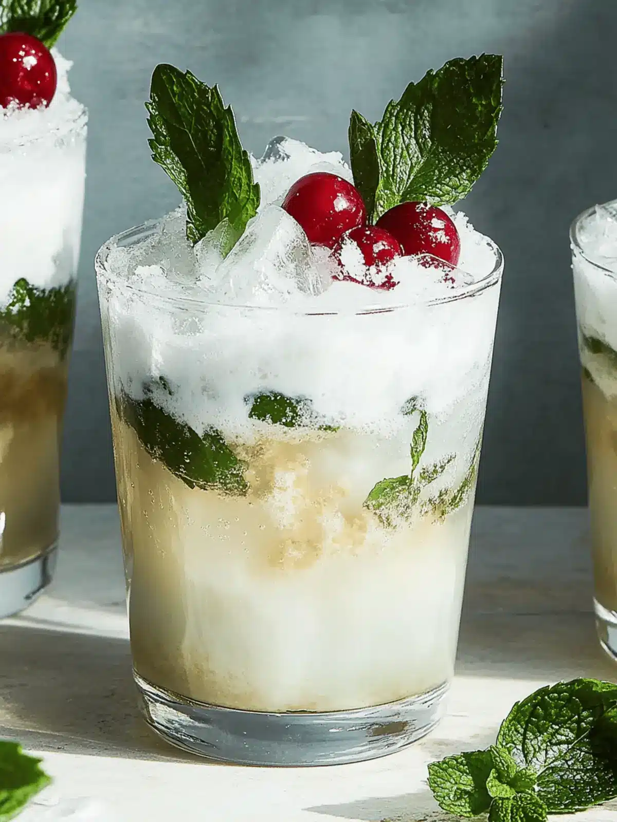 White Christmas Mojito
