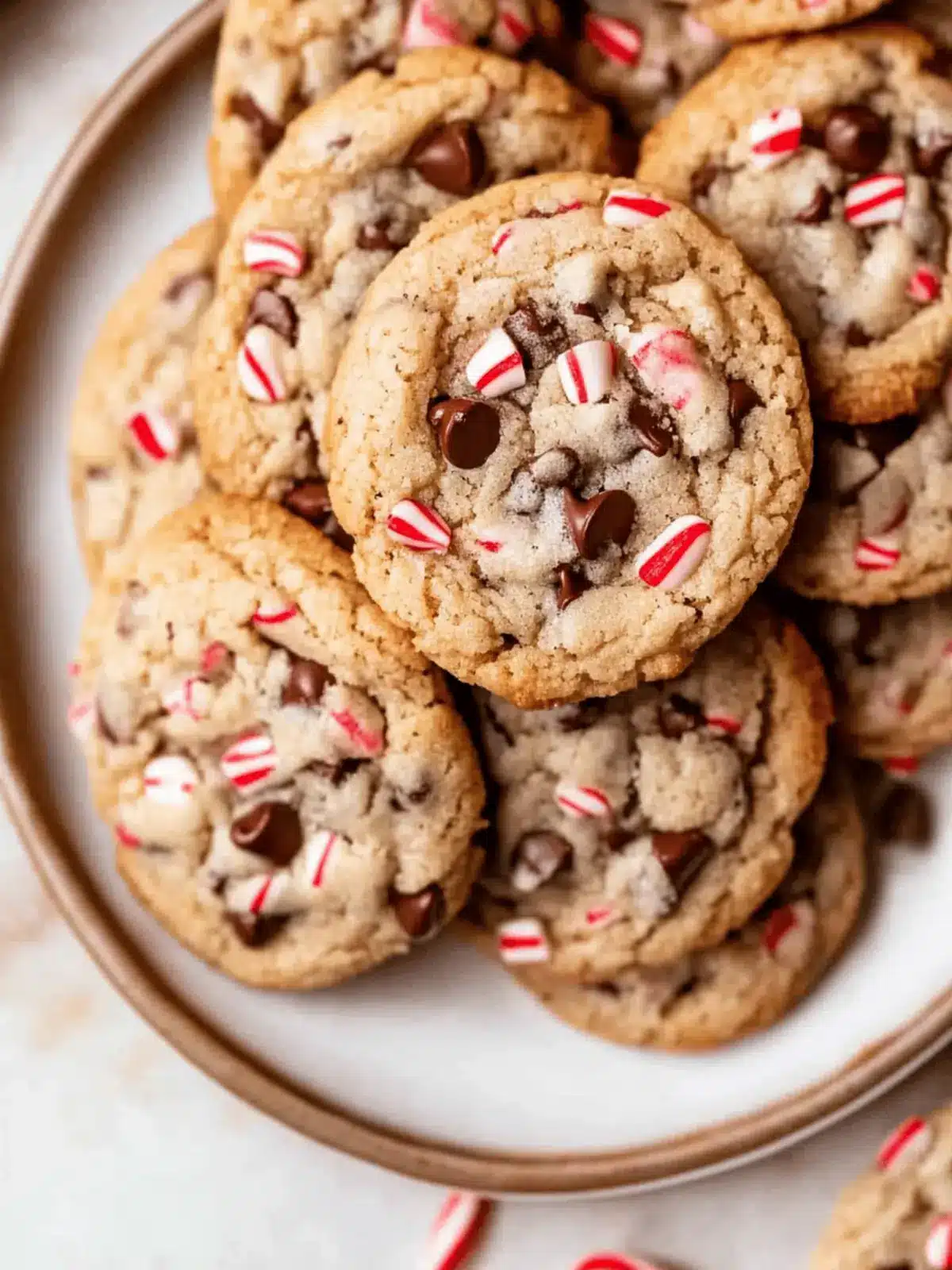 Peppermint Chocolate Chip Cookies