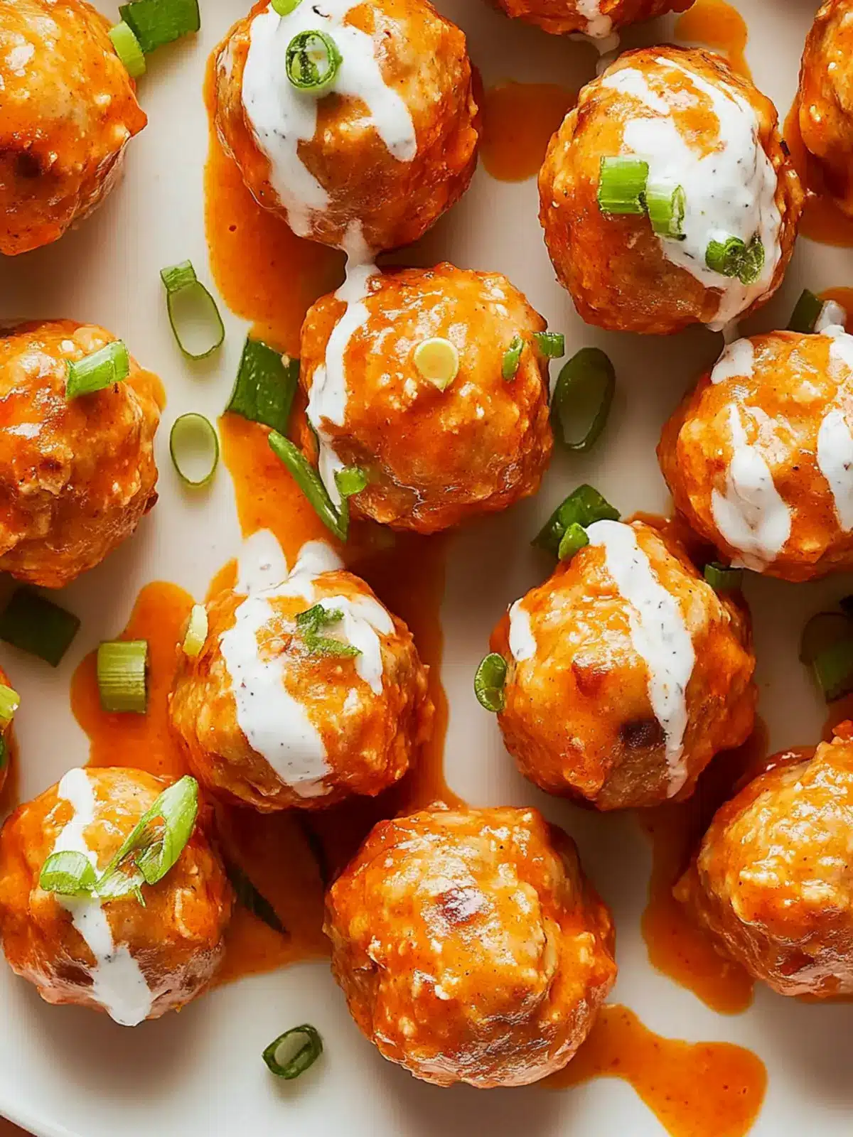 Buffalo Chicken Meatballs