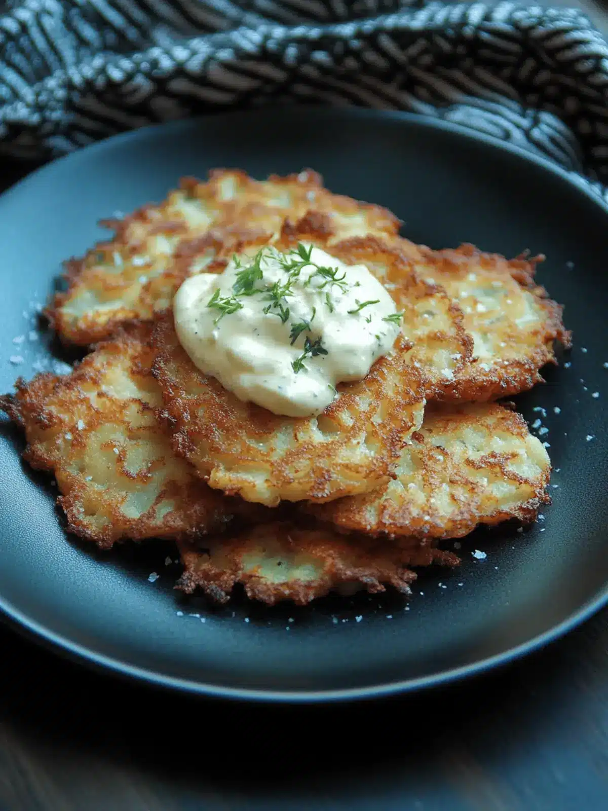 Crispy Potato Latkes Recipe for a Festive Hanukkah Treat 4 Potato Latkes