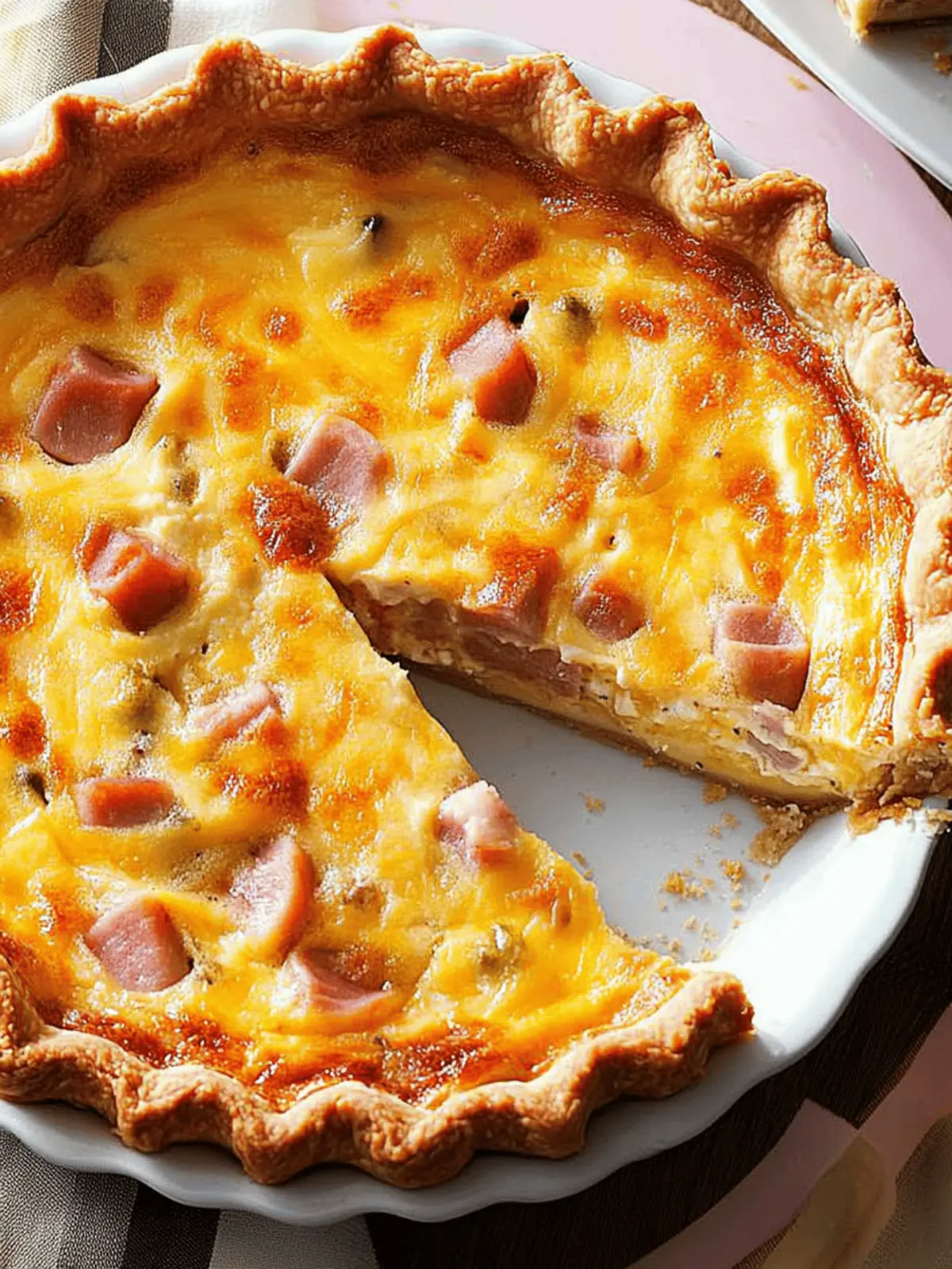 Ham and Cheese Quiche: Easy Recipe for Irresistible Flavor 4 Ham and Cheese Quiche