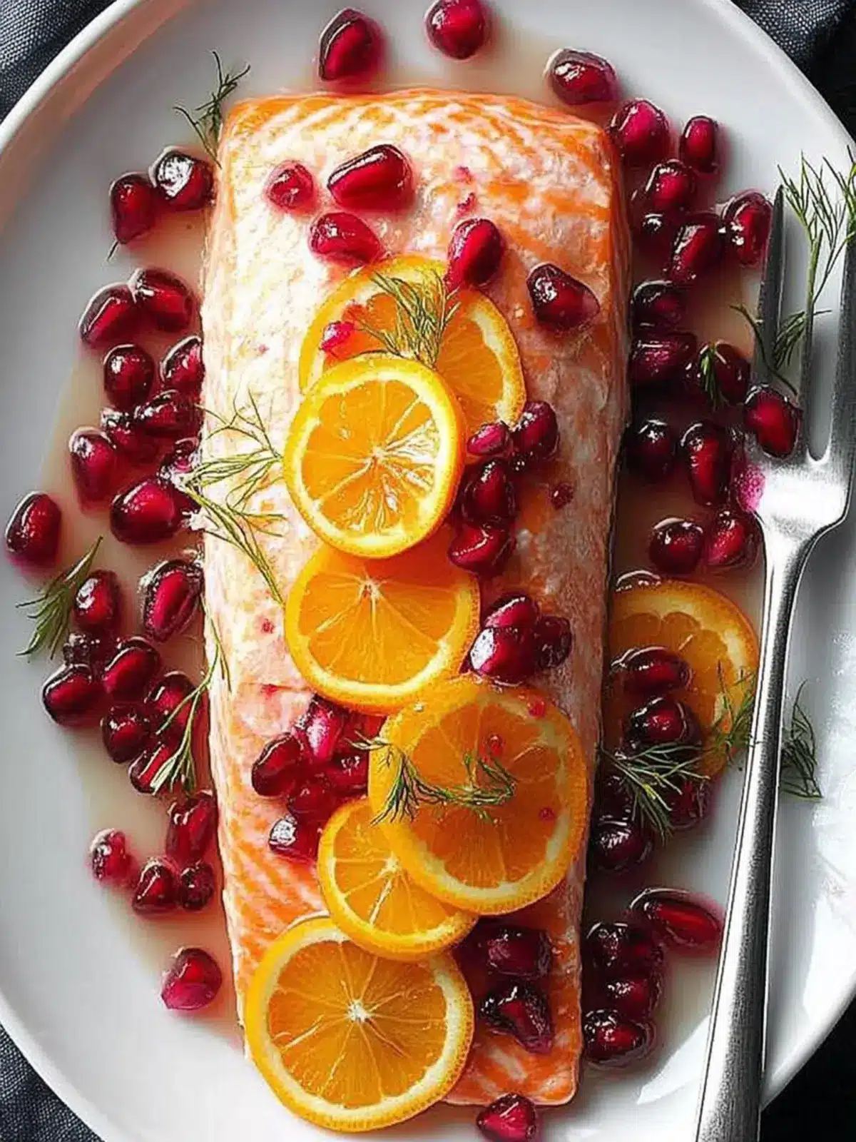 Delicious Orange Pomegranate Salmon for Festive Feasts 2 Orange Pomegranate Salmon