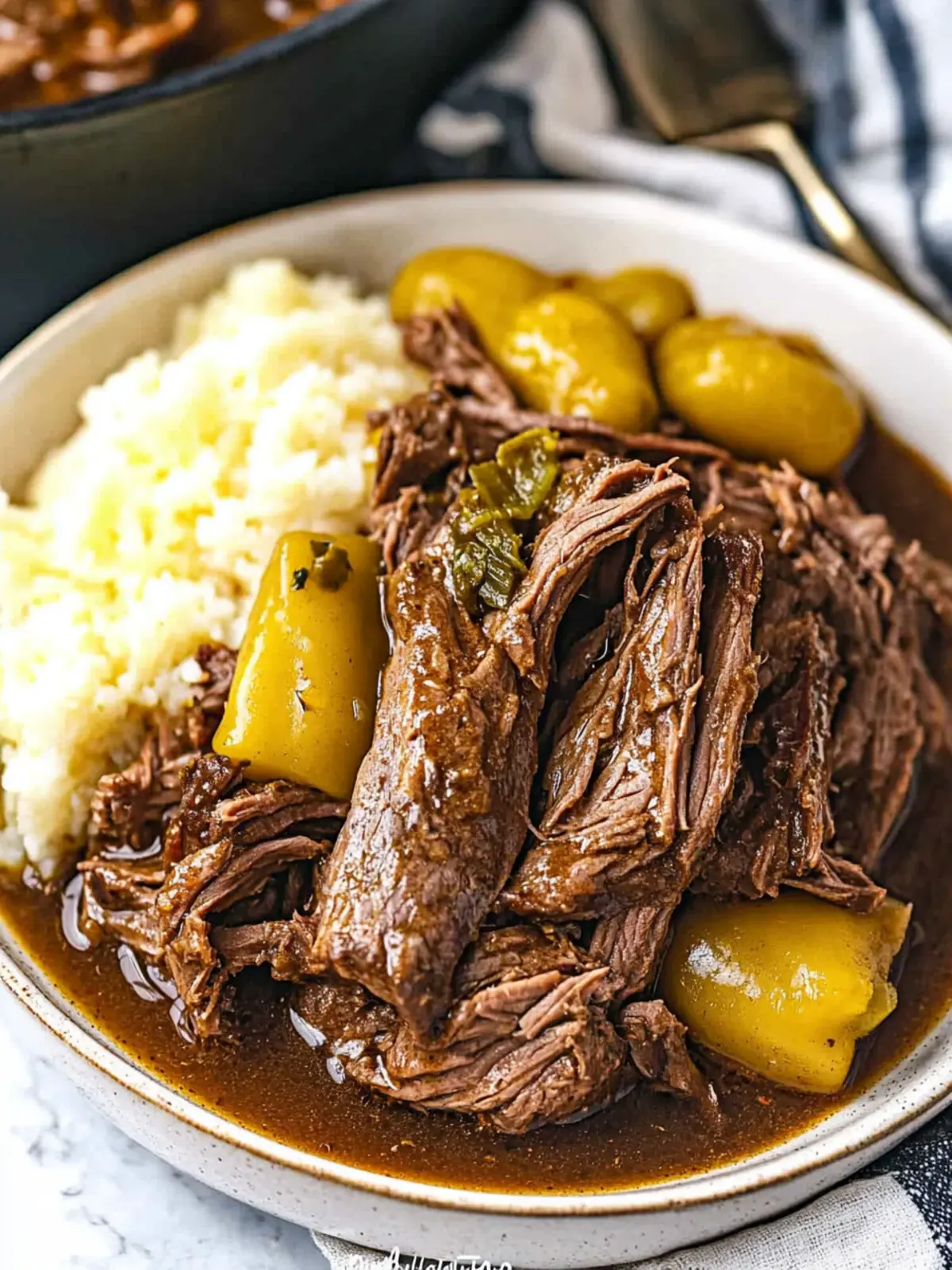 Melt-in-Your-Mouth Mississippi Pot Roast in Just 5 Ingredients 4 Mississippi Pot Roast