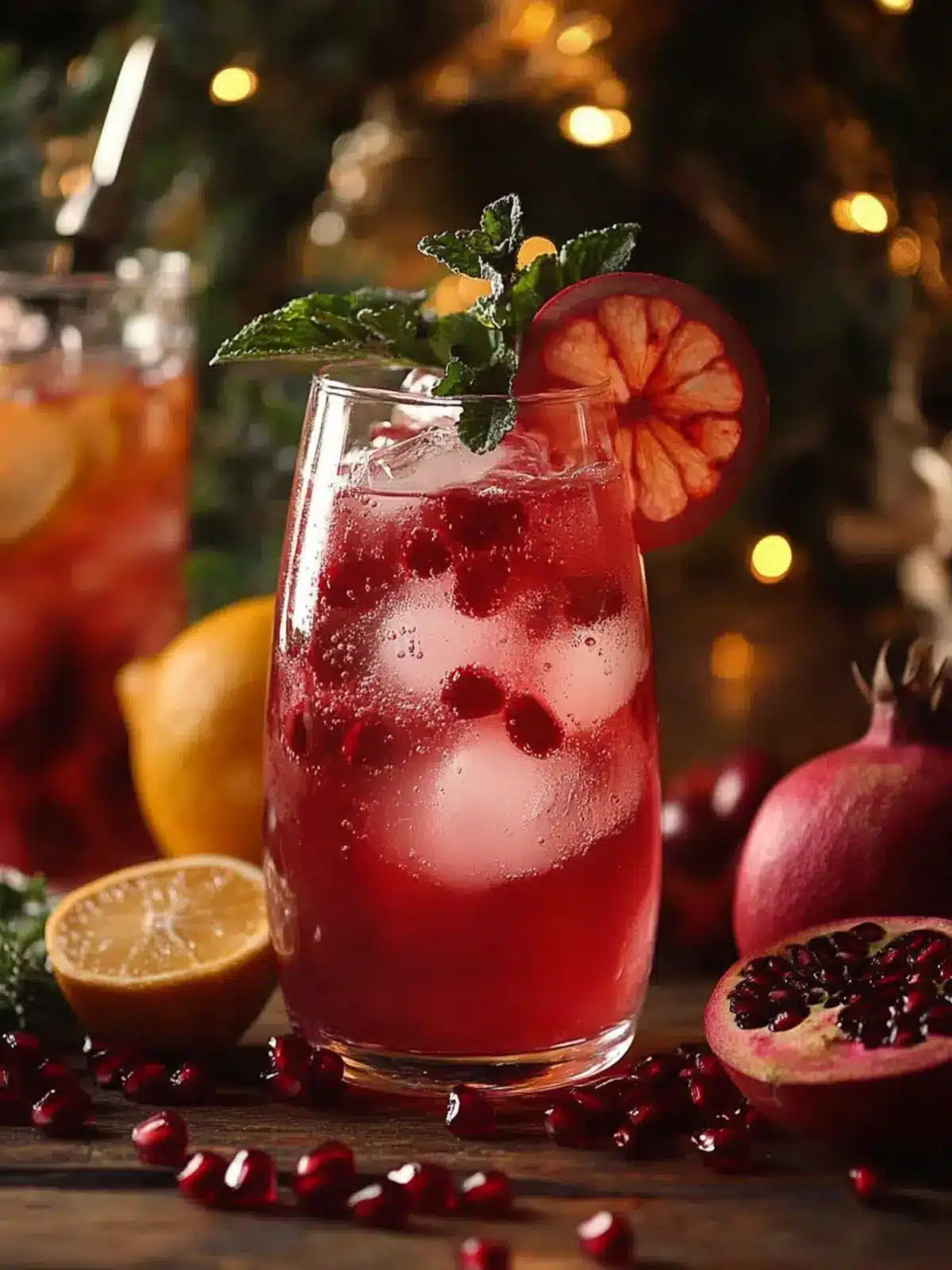 Delightful Non-Alcoholic Sparkling Pomegranate Punch Recipe 3 Non-Alcoholic Sparkling Pomegranate Punch
