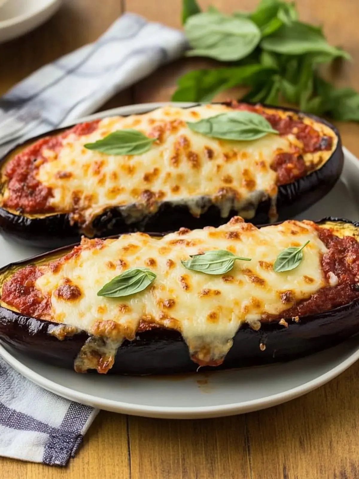 Delicious Eggplant Parmesan Boats for a Guilt-Free Dinner 5 Eggplant Parmesan Boats