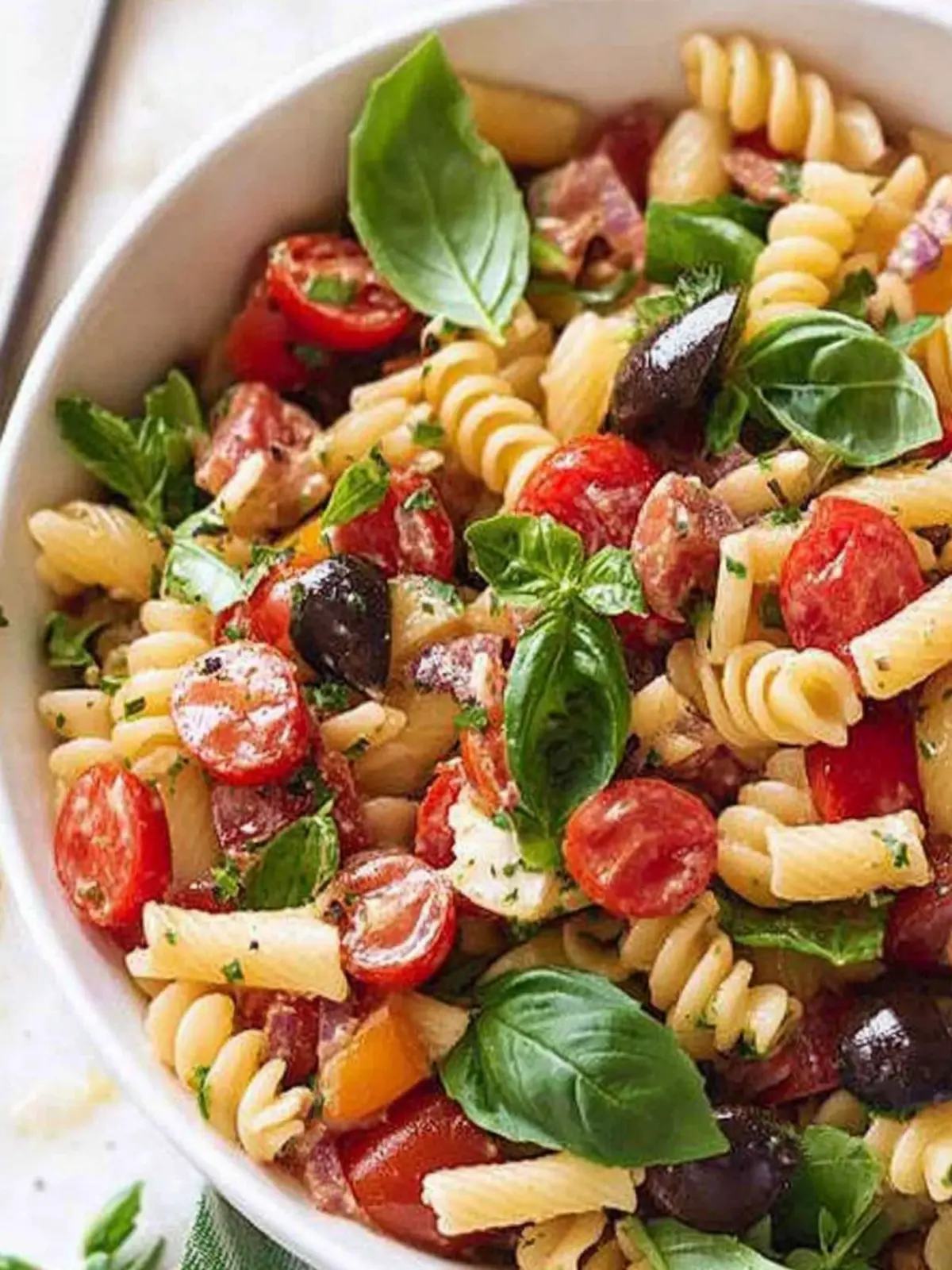 Italian Pasta Salad with Homemade Dressing for Summer Bliss 2 Italian Pasta Salad with Homemade Italian Dressing