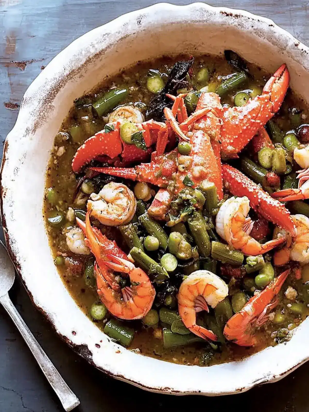 Savory Okra Gumbo with Blue Crabs and Shrimp Delight 2 Okra Gumbo with Blue Crabs and Shrimp