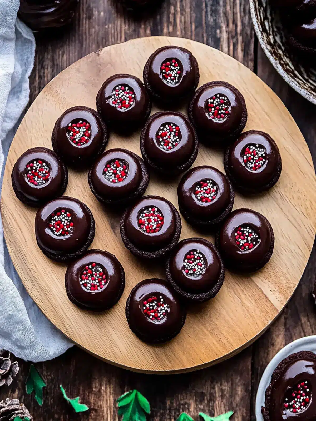 Chewy Chocolate Thumbprint Cookies with Indulgent Ganache 4 Chocolate Thumbprint Cookies