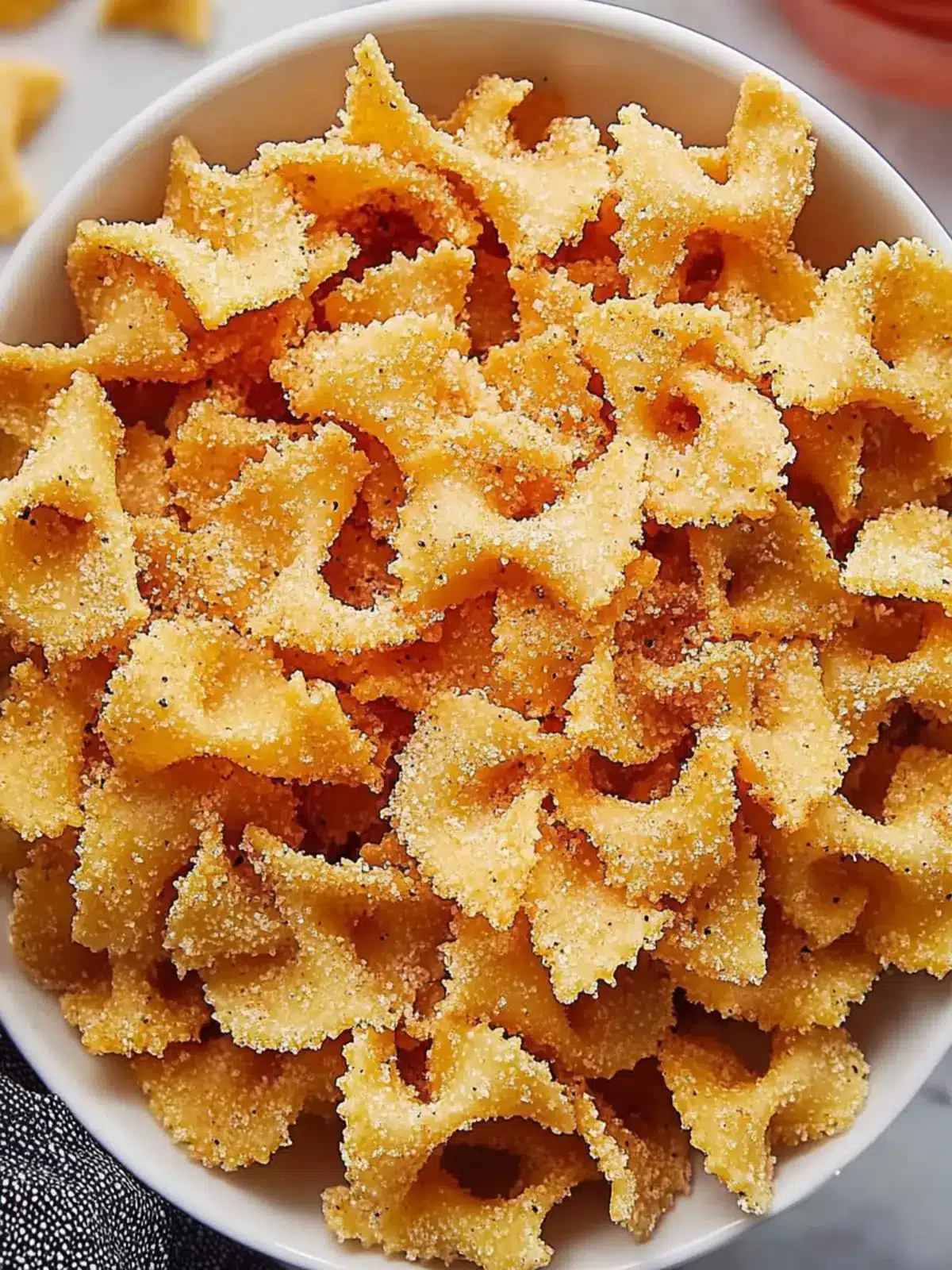 Crispy Pasta Chips in the Air Fryer for Snack Lovers 2 Pasta Chips
