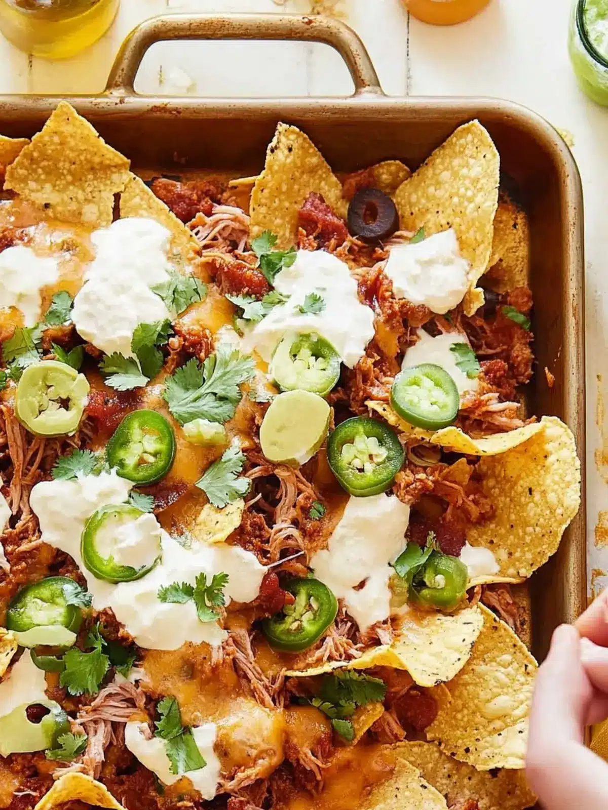 Ultimate Pulled Pork Nachos for Game Day Celebration 3 Pulled Pork Nachos