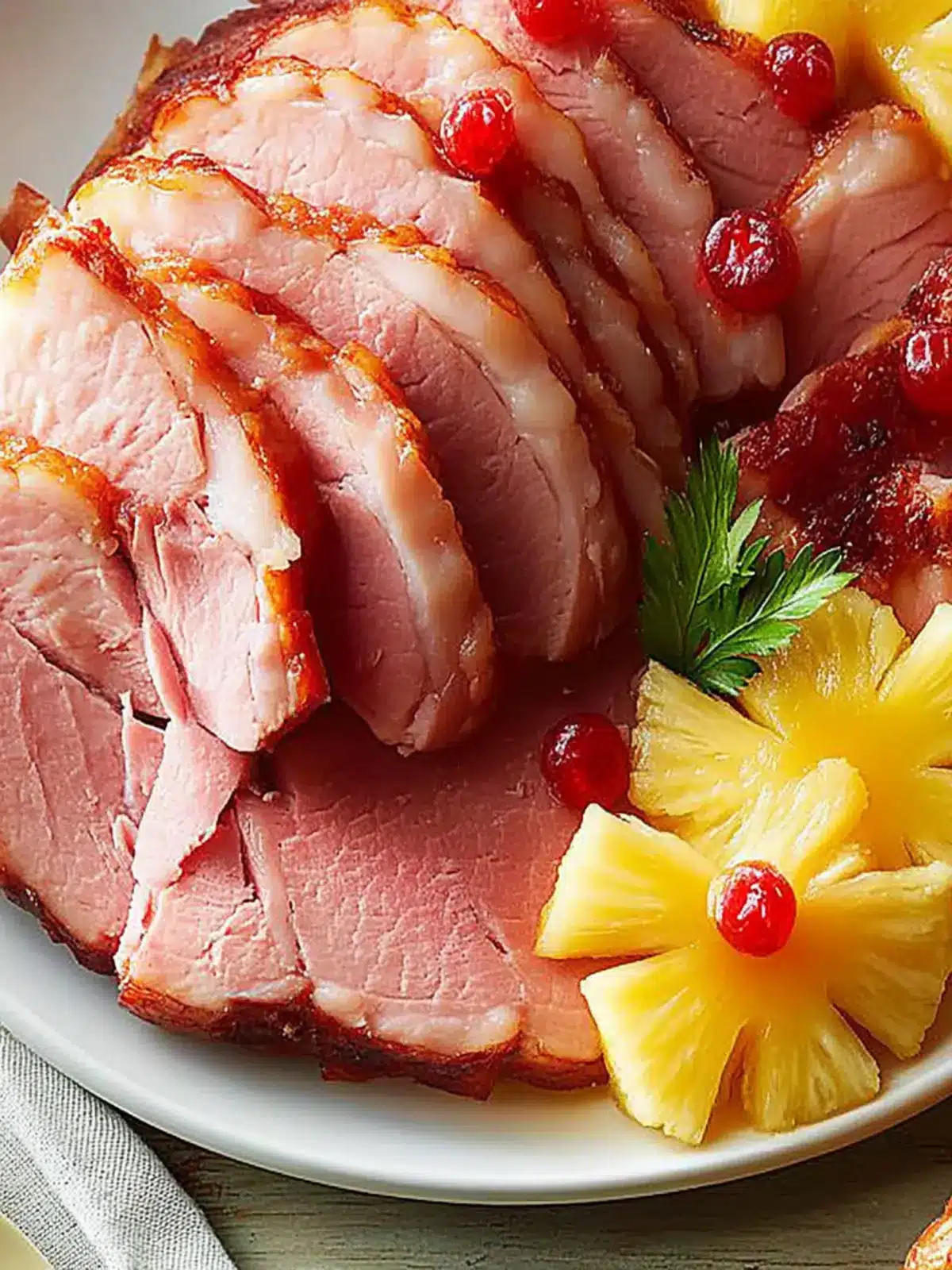 Sweet and Savory Baked Ham with Pineapple for Festive Feasts 4 Baked Ham with Pineapple