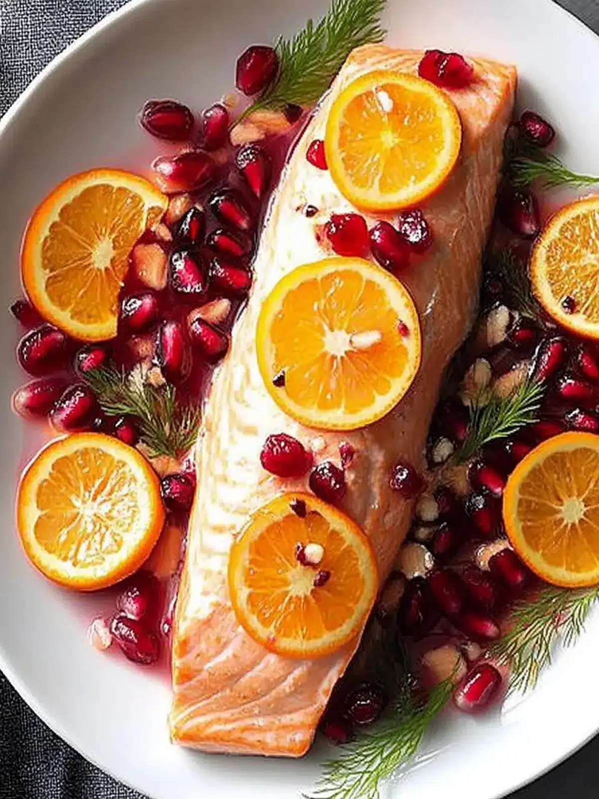 Delicious Orange Pomegranate Salmon for Festive Feasts 4 Orange Pomegranate Salmon