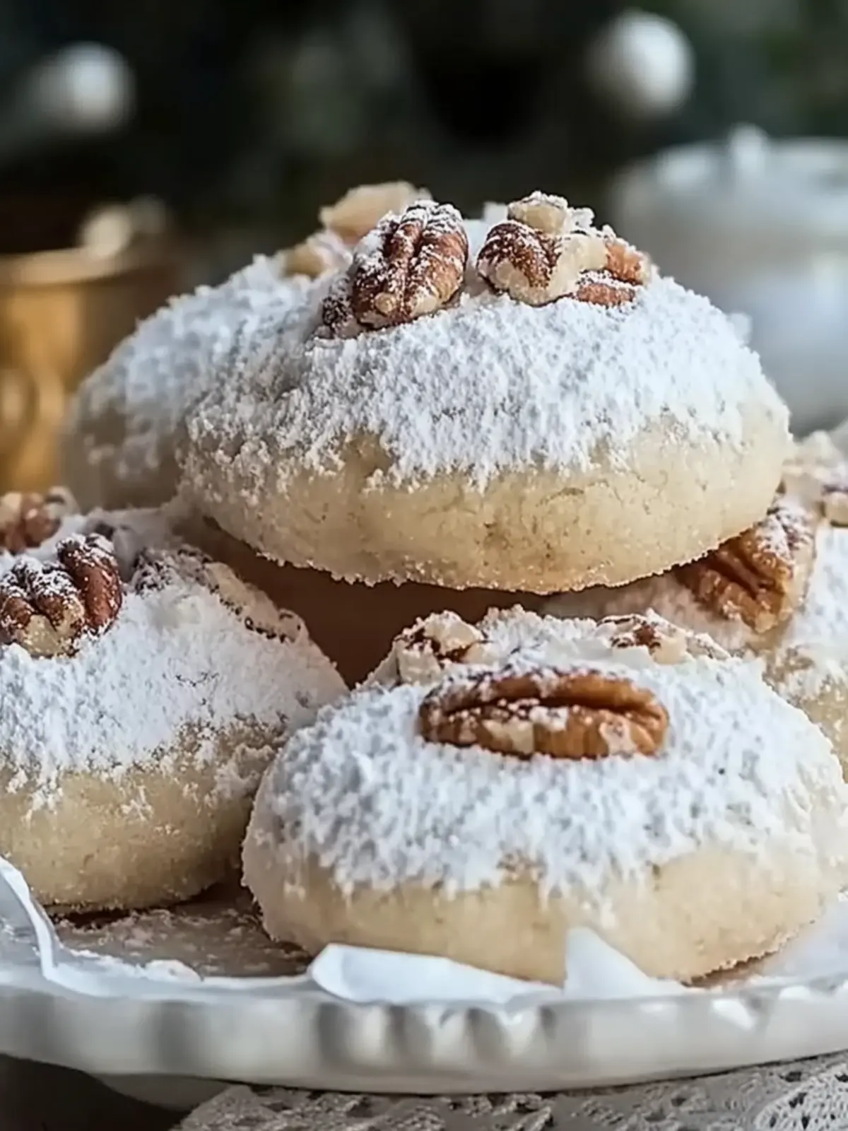 Buttery Pecan Snowball Cookies for a Cozy Holiday Treat 2 Buttery Pecan Snowball Cookies