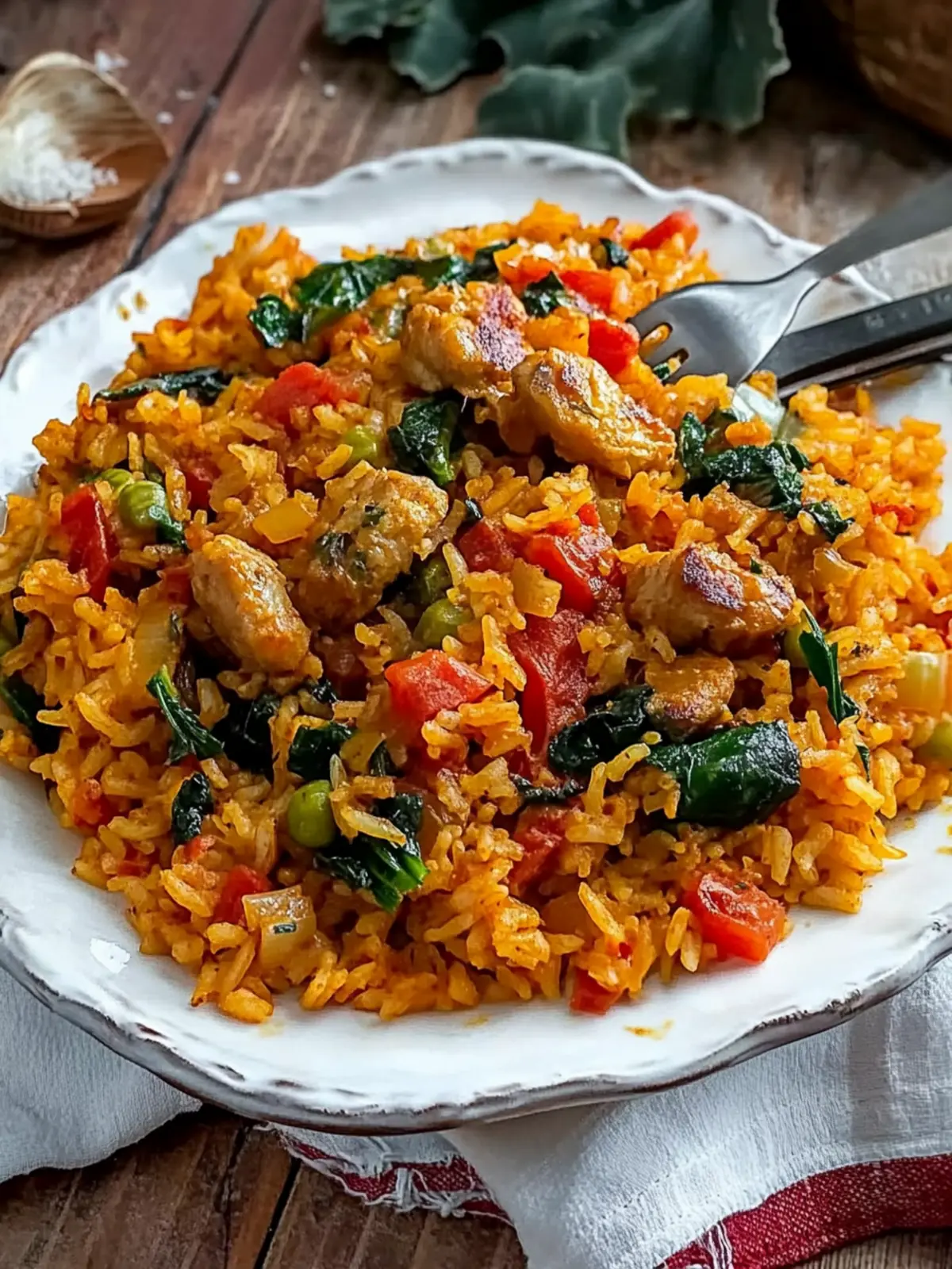 Spice Up Dinner with Island Jollof Rice and Greens Delight 3 Island Jollof Rice