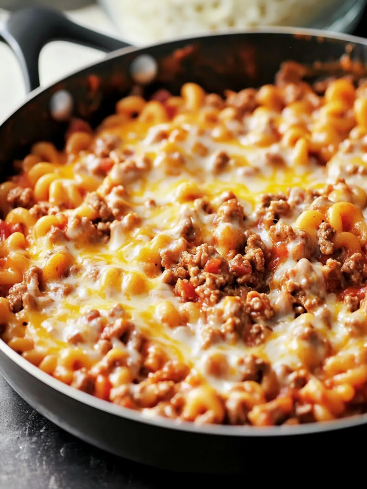 One-Skillet Cheesy Beef and Macaroni for Cozy Nights 4 One-Skillet Cheesy Beef and Macaroni