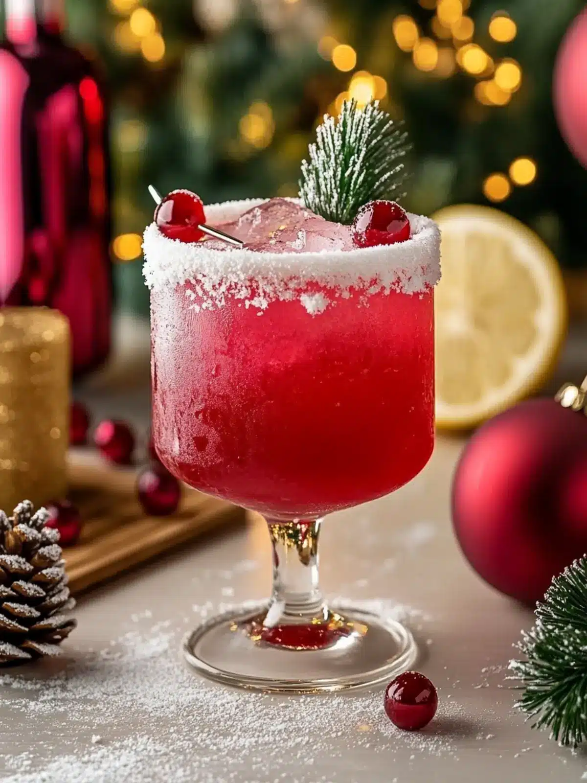 Frosted Mistletoe Margarita: The Ultimate Holiday Sipper 2 frosted mistletoe margarita