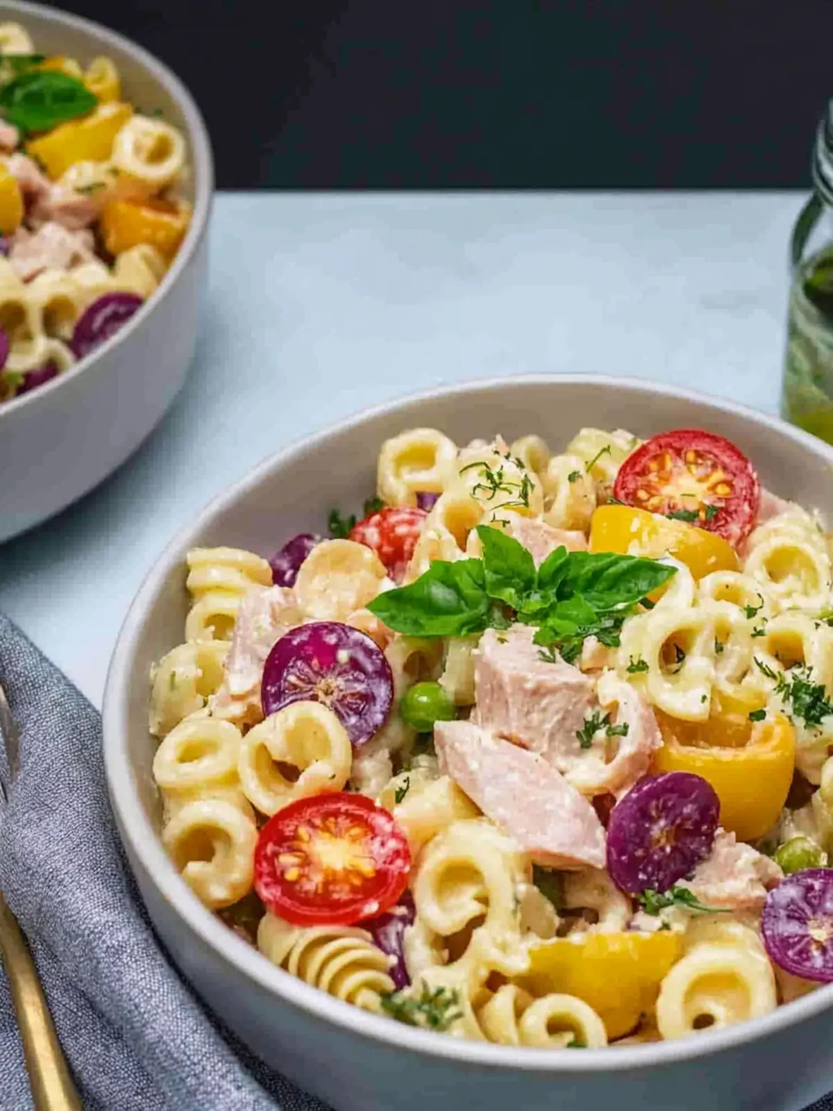 Creamy Greek Yogurt Tuna Pasta Salad: Healthy & Flavorful Delight 2 Greek Yogurt Tuna Pasta Salad