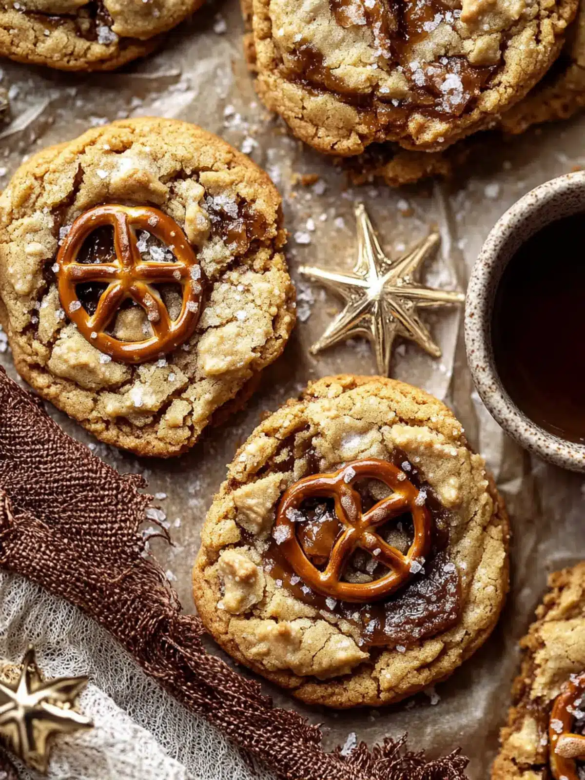 Delicious Salted Pretzel Praline Cookies You Can't Resist 5 Salted Pretzel Praline Cookie
