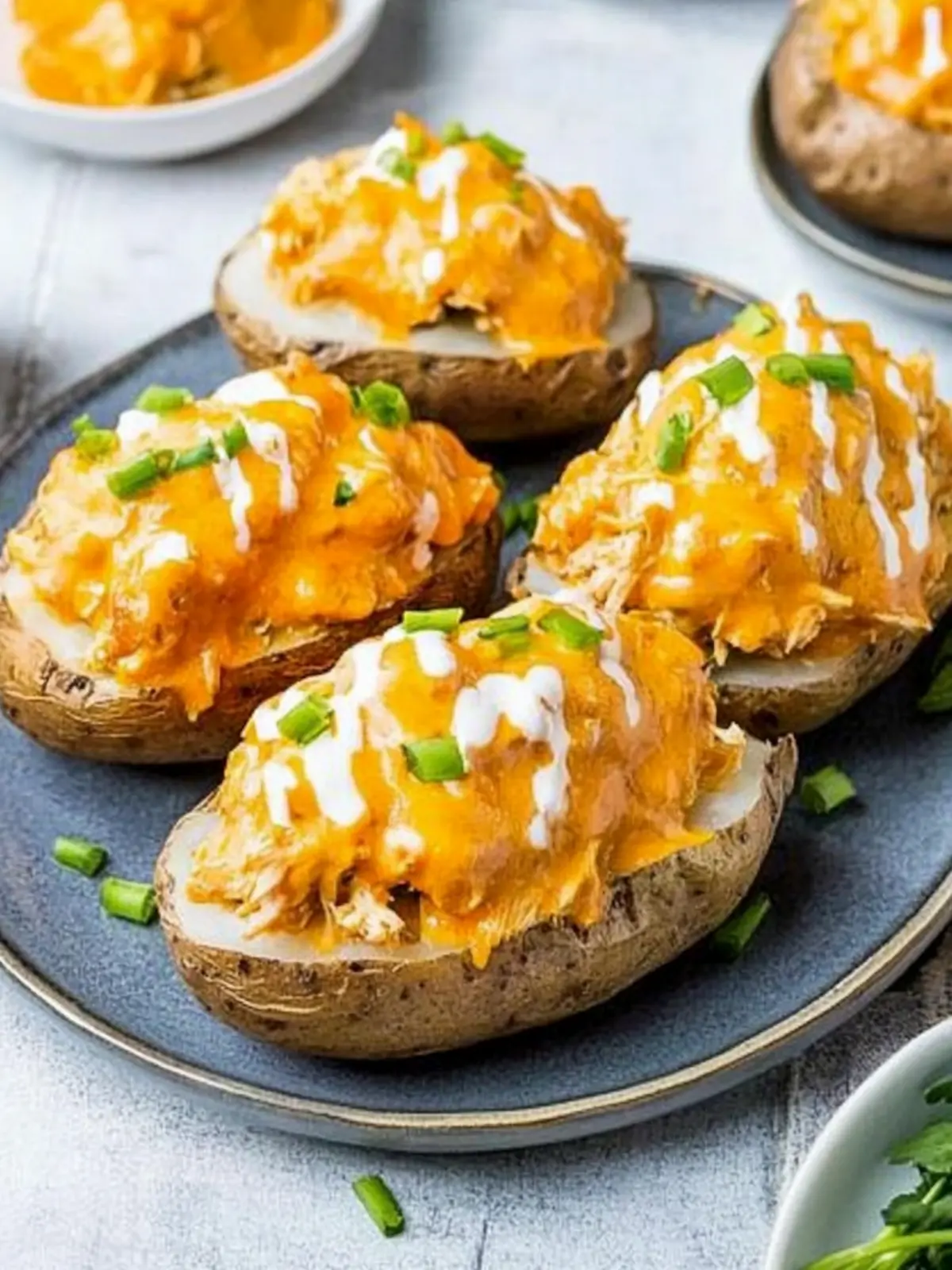 Buffalo Chicken Stuffed Potatoes: A Game-Changer for Dinner 4 Buffalo Chicken Stuffed Potatoes