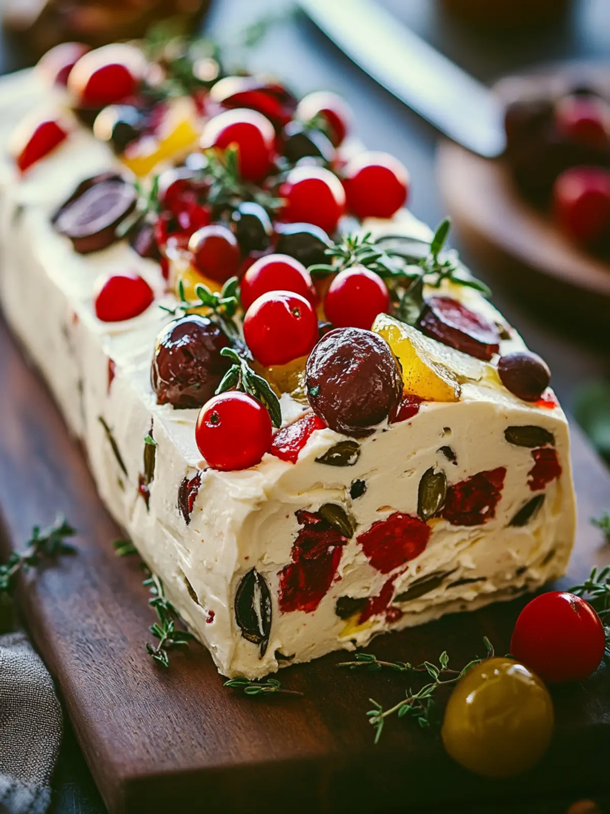 Holiday Antipasto Cream Cheese Log: No-Cook Festive Delight 3 Holiday Antipasto Cream Cheese Log