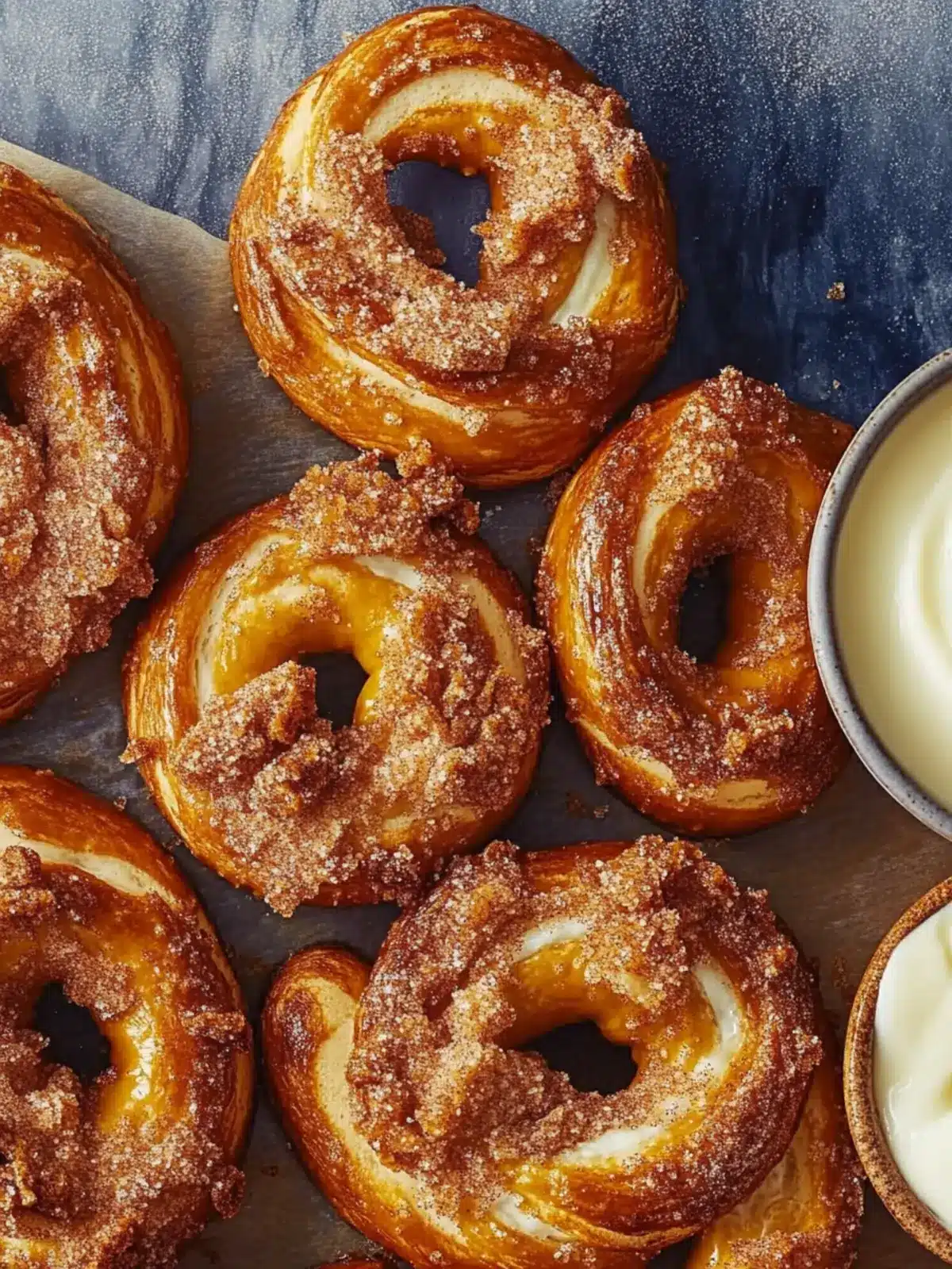 Cinnamon Crunch Soft Pretzels with Creamy Dreamy Dip 4 Cinnamon Crunch Soft Pretzels