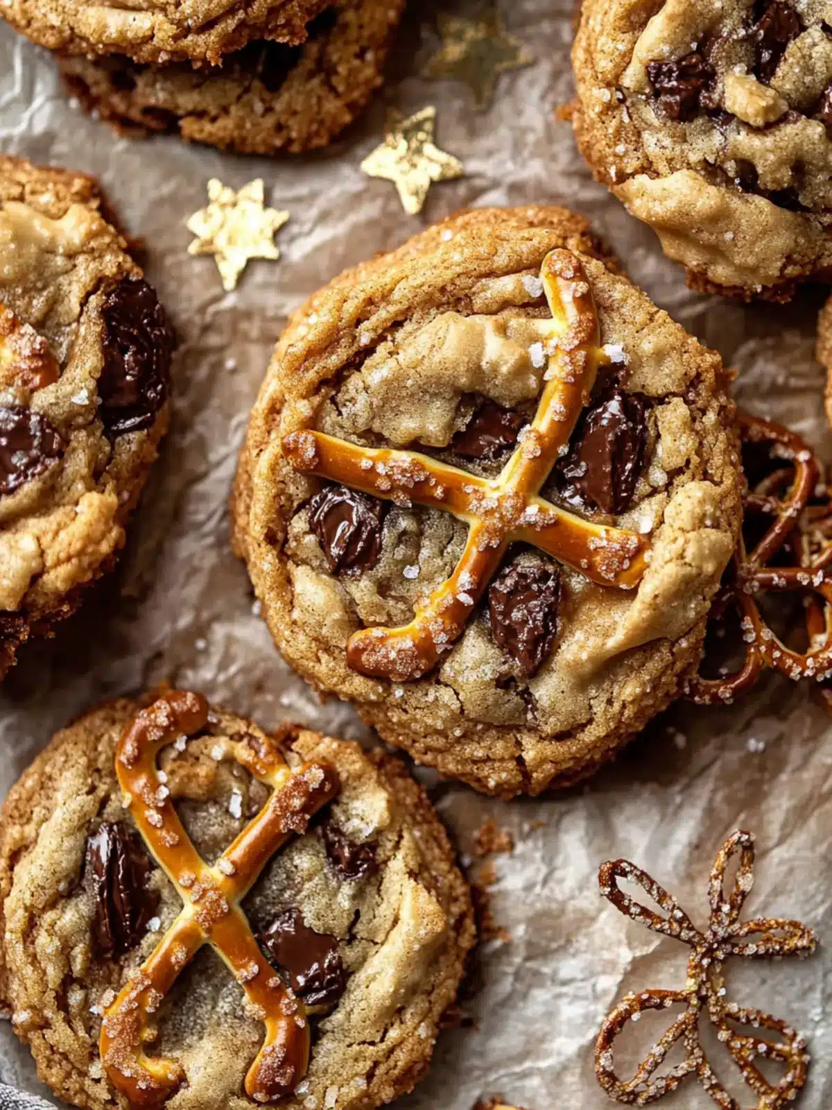 Delicious Salted Pretzel Praline Cookies You Can't Resist 3 Salted Pretzel Praline Cookie