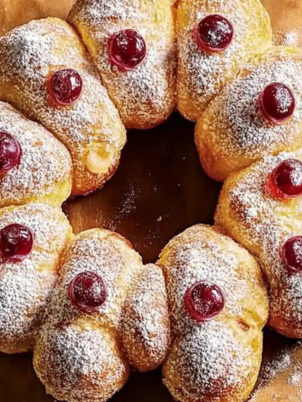 Irresistible Pull-Apart Jelly Donut Ring for Easy Holiday Fun 2 Pull-Apart Jelly Donut